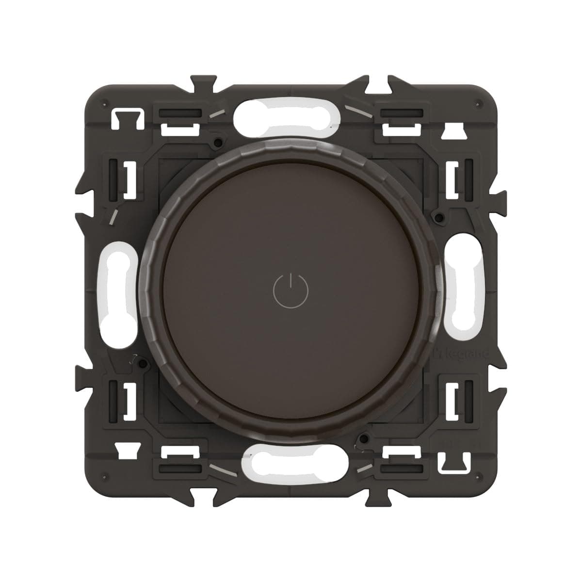 LEGRAND - Interrupteur Variateur rotatif - toutes lampes dimmables jusqu'à 200W - Commande d'Eclairage Complète - Prêt à Installer - Noir
