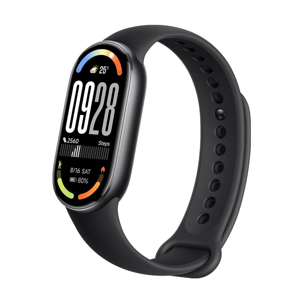 Xiaomi Smart Band 10, Smart Watch,Fitness-Tracker, 1,72" AMOLED Display, 21 Tage Akku, 5ATM Wasserdichtigkeit, SPOâ‚‚ & Herzfrequenzmessung, SchlafĂĽberwachung,150+ Sportmodi, Schwarz