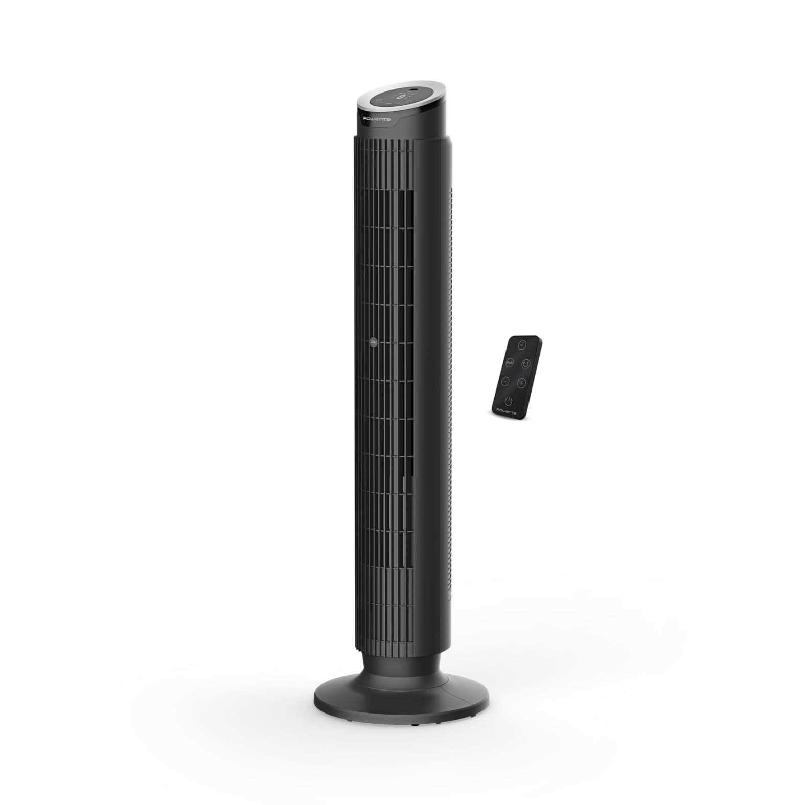 Rowenta Eole Silence Force, Tower Fan, Powerful Refreshment, Extremely Silent, Energy-Saving, Black Glama, VU7020F0
