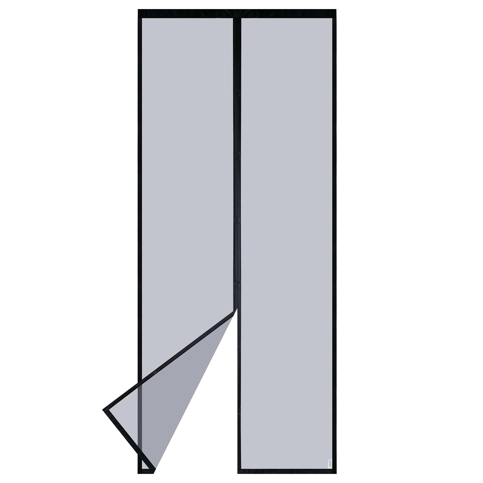 Apalus VP Zanzariera Magnetica per Porta Balcone 80×200 cm, 2× più resistente del modello Classico, anti-graffio per gatti, magneti più forti, fascia auto-adesiva larga 3,8 cm, non accorciabile