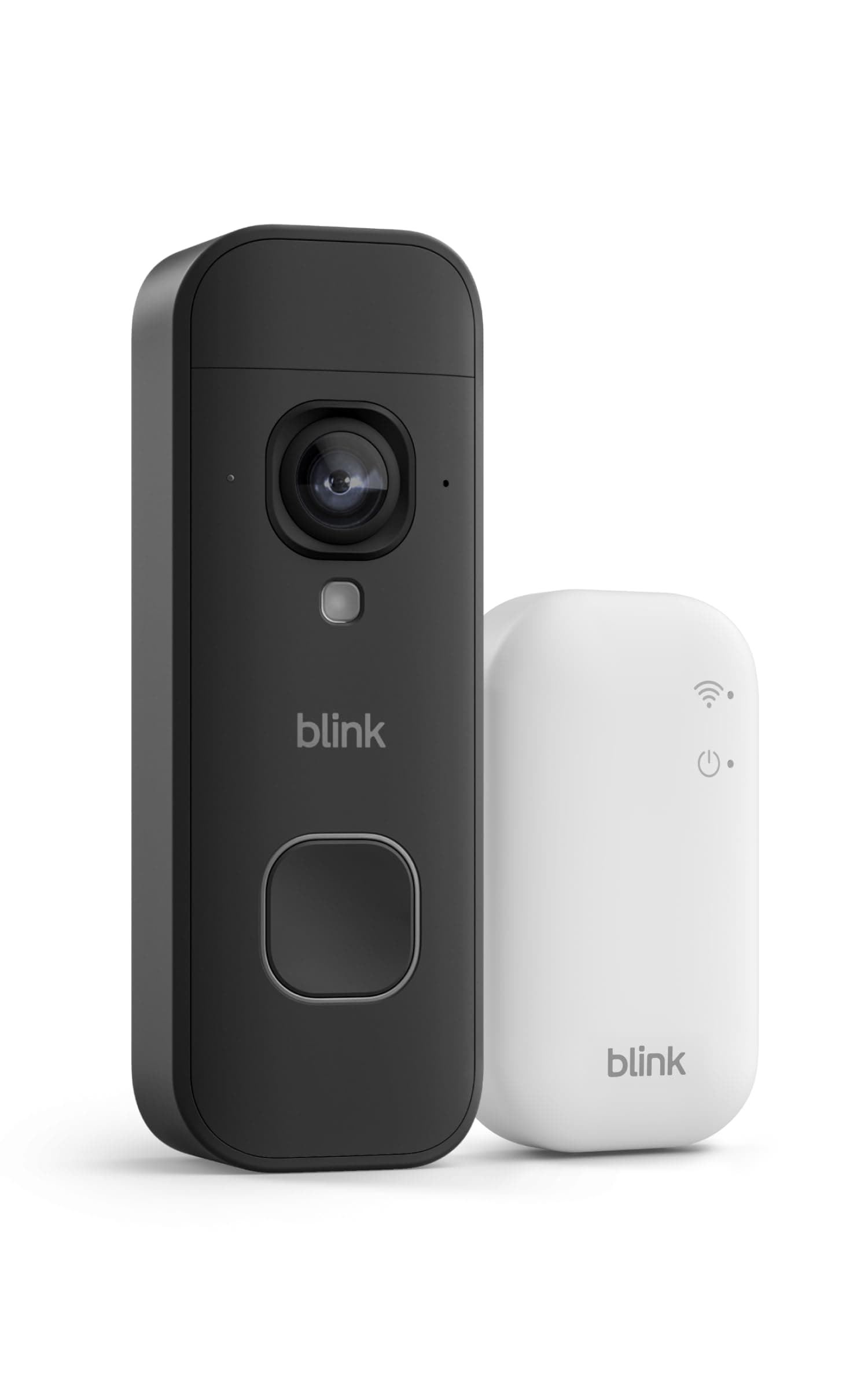 Blink Videotürklingel 2K+ (Batterie, neueste Gen.) | Kopf-bis-Fuß-Aufnahme | 2K | IP65 | Lange Batterielaufzeit | Einfache Einrichtung | Inkl. Sync-Basismodul – System (schwarz)
