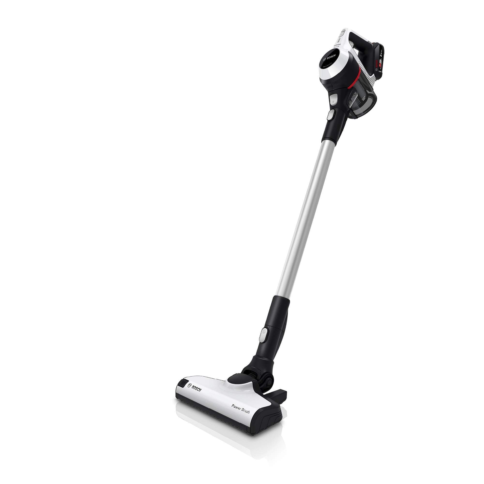 Bosch Unlimited Serie | 6 - Scopa Elettrica Ricaricabile, Aspirapolvere Multifunzione senza Fili e senza Sacco, 18V, Bianco