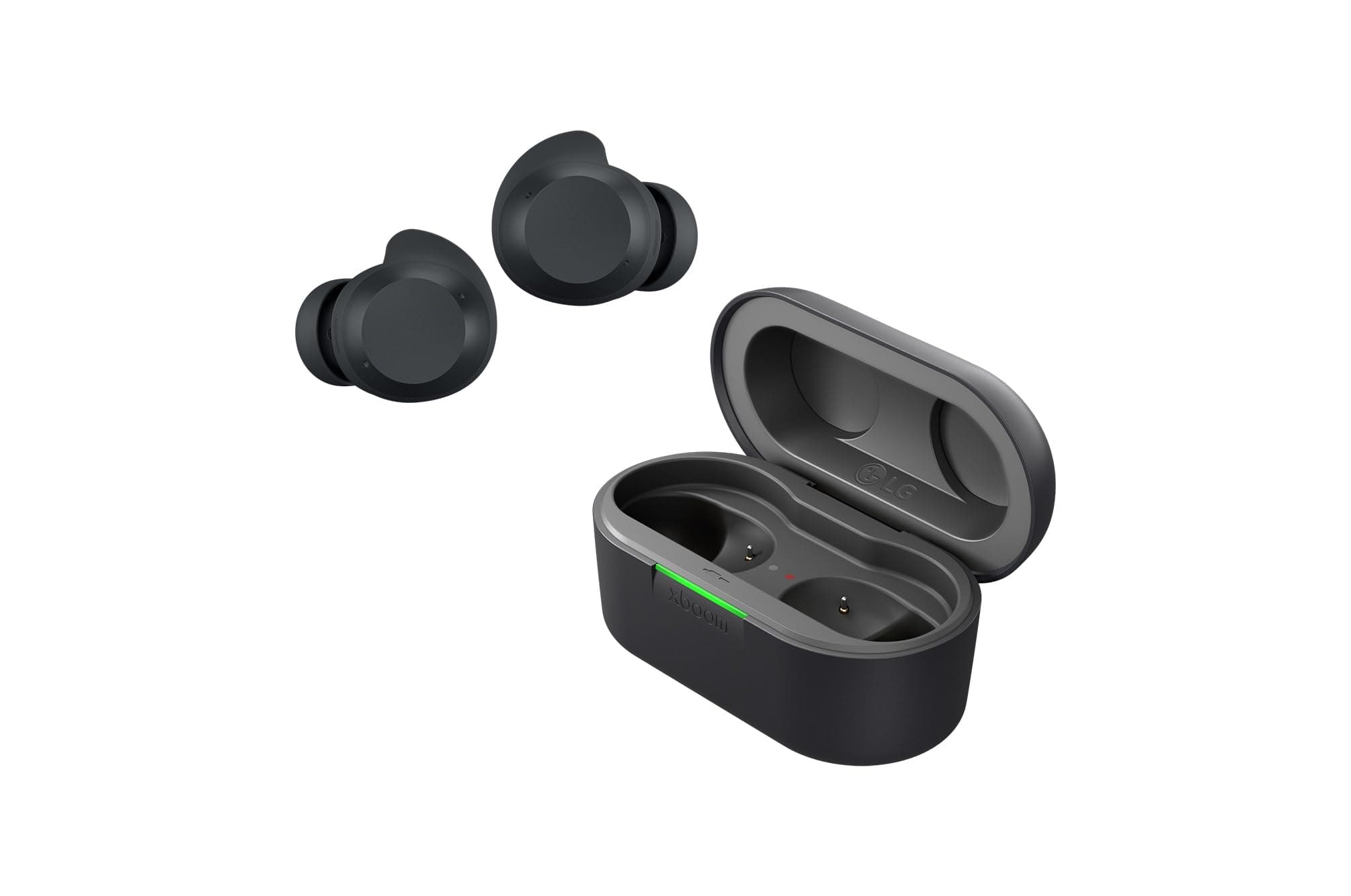 LG,xboom Buds Plus, Ecouteurs Bluetooth sans Fil, Casque Bluetooth, Réduction de Bruit, Casque sans Fil, oreillette Bluetooth Sports, écouteurs Intra-Auriculaires, Noir
