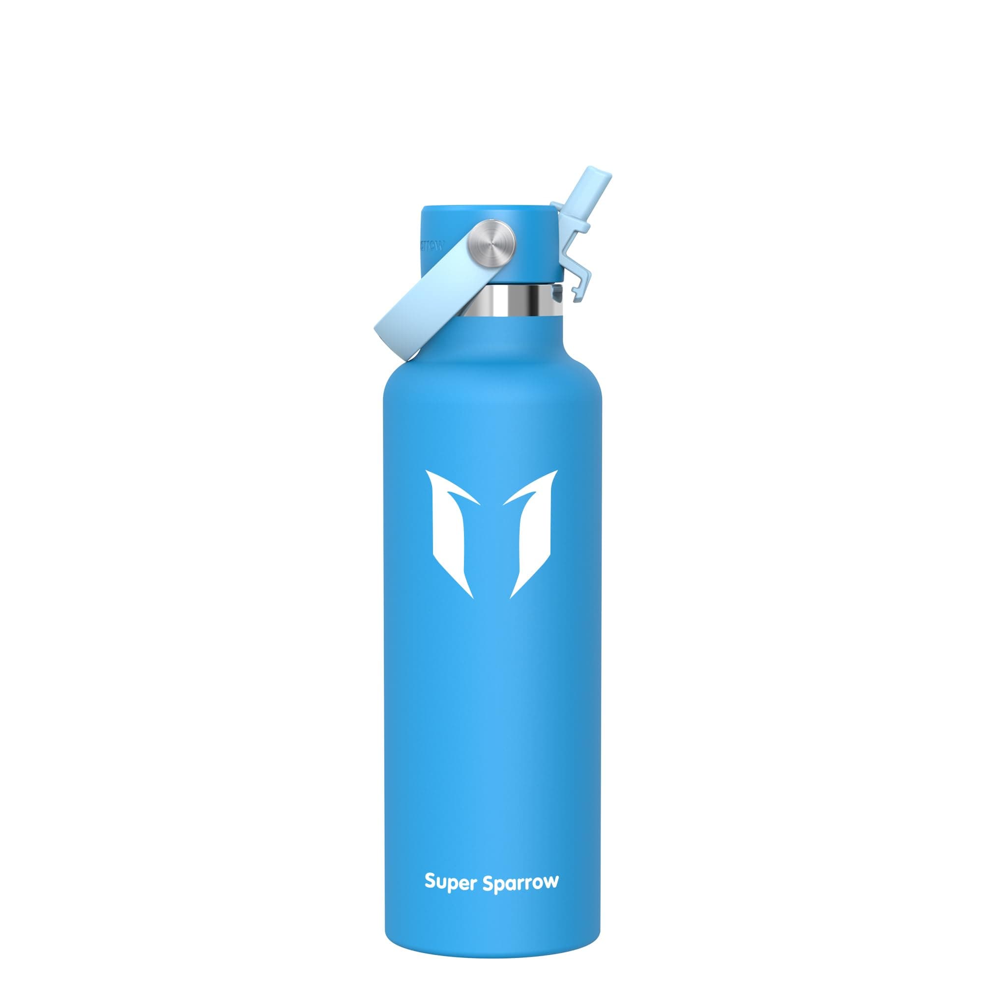 Super Sparrow Botella Agua Acero Inoxidable - Botella Termica - 350ml, 500ml, 750ml, 1L, 1.2L - Termo Sin BPA, Botella Agua Niños, para Deporte, Viaje, Escuela, Exterior, Oficina, Hogar