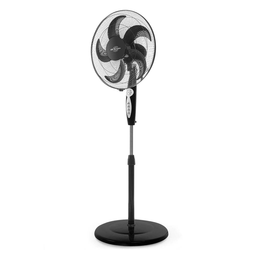 Orbegozo SF 0249,Ventilateur sur pied, télécommande, minuterie, fonction oscillante, silencieux, 5 pales, 60 W, 3 vitesses, multicolore
