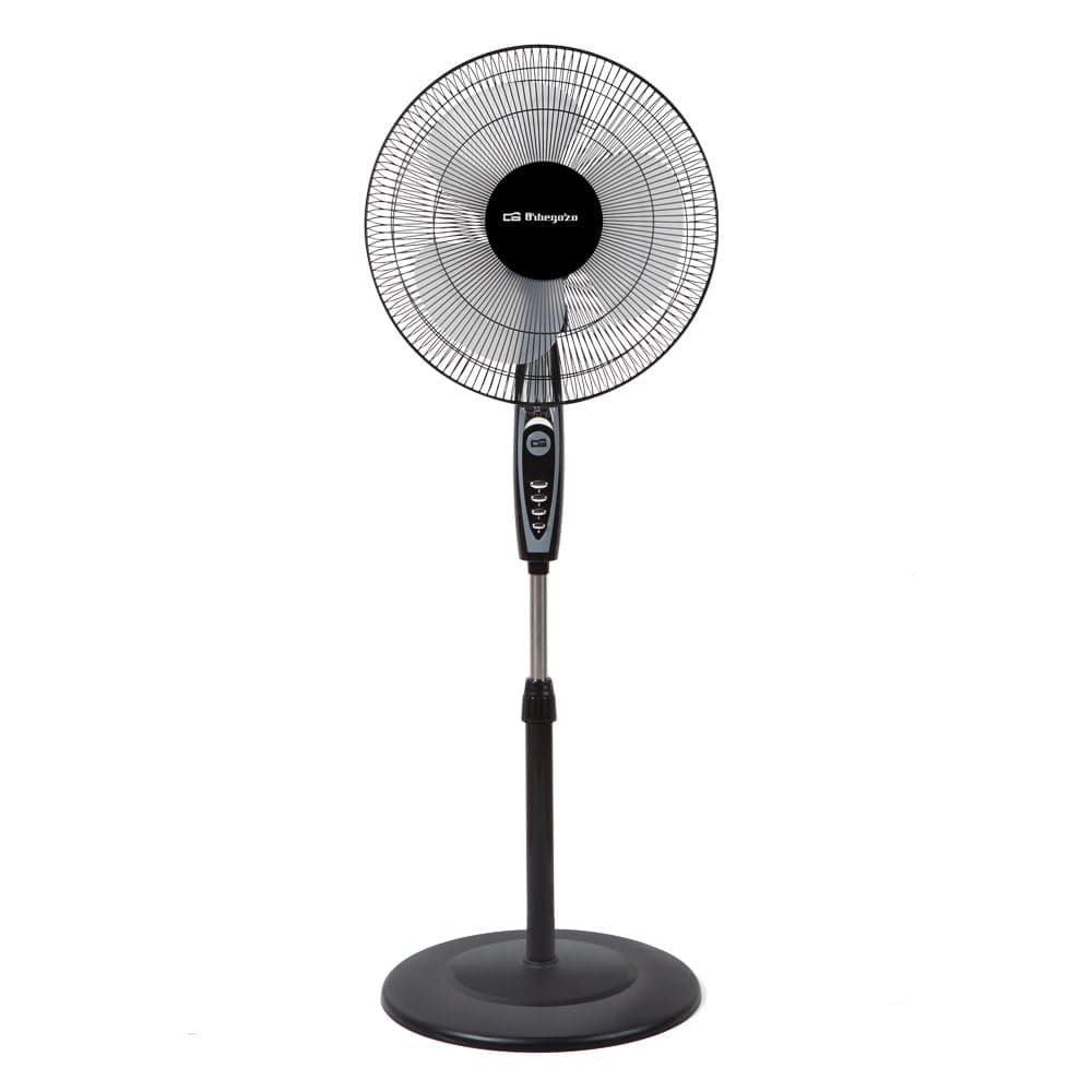 Orbegozo Sf 0148 - Ventilateur sur pied oscillant, 3 niveaux de ventilation, pales de 40 cm, hauteur réglable, 50 W, classe d’efficacité énergétique A