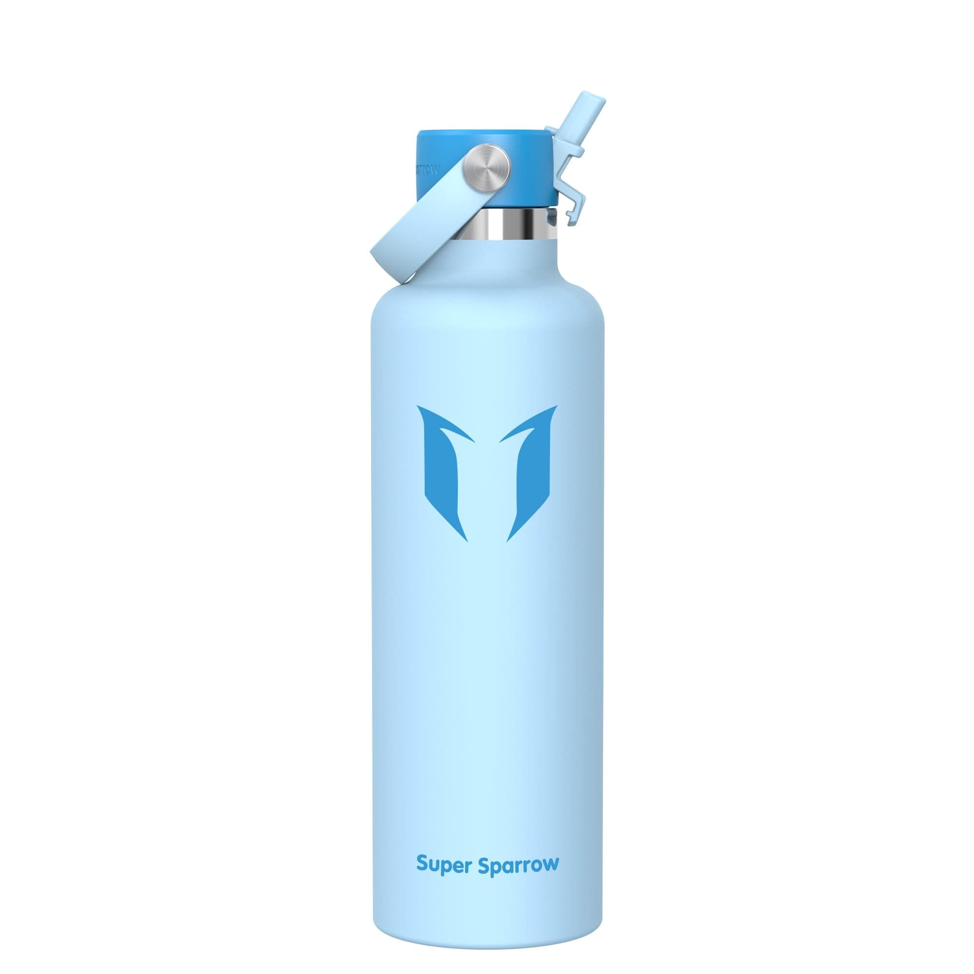 Super Sparrow Gourde Isotherme - Bouteille Isotherme - 350ml, 500ml, 750ml, 1L, 1.2L - Gourde Sport Étanche Avec Couvercle à Paille - Gourde Enfant sans BPA, pour Bureau, Maison
