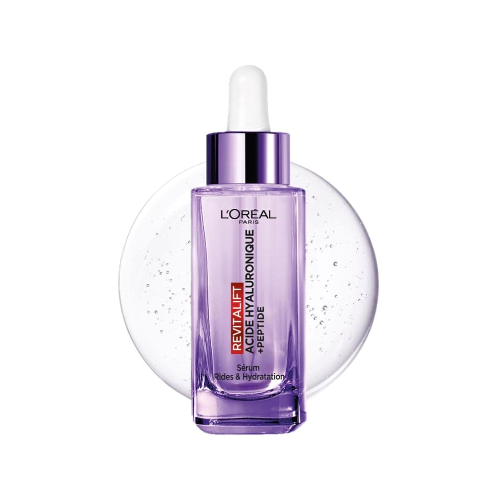 L’Oréal Paris – Sérum Anti-Rides & Anti-Âge – 1.5% Acide Hyaluronique Pur – Soin Visage Hydratant, Repulpant & Lissant – Pour Tous Types de Peaux – Revitalift Filler – 30 ml
