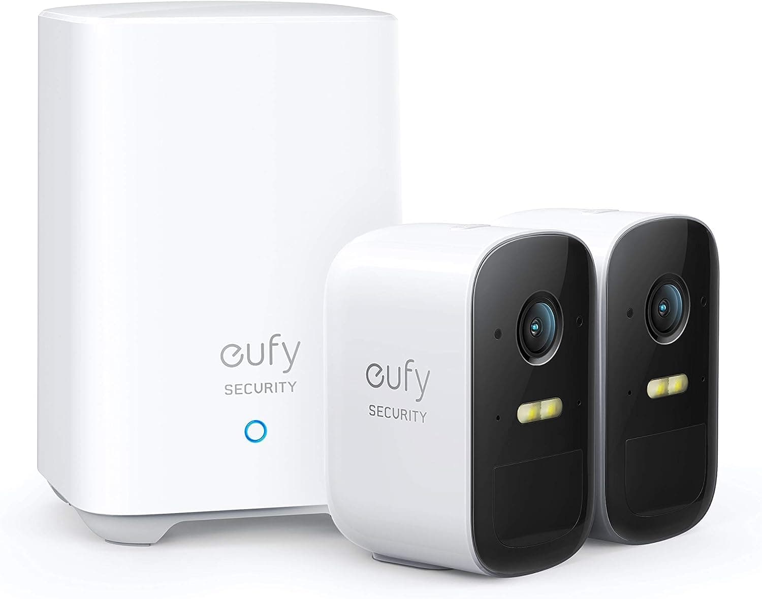 eufy Security Caméra de Surveillance WiFi Extérieure sans Fil, eufyCam 2C Base + 2 caméras, Autonomie de 180j, HD 1080p, Étanchiété IP67, Vision Nocturne, sans Charges mensuelles (Stockage Local)