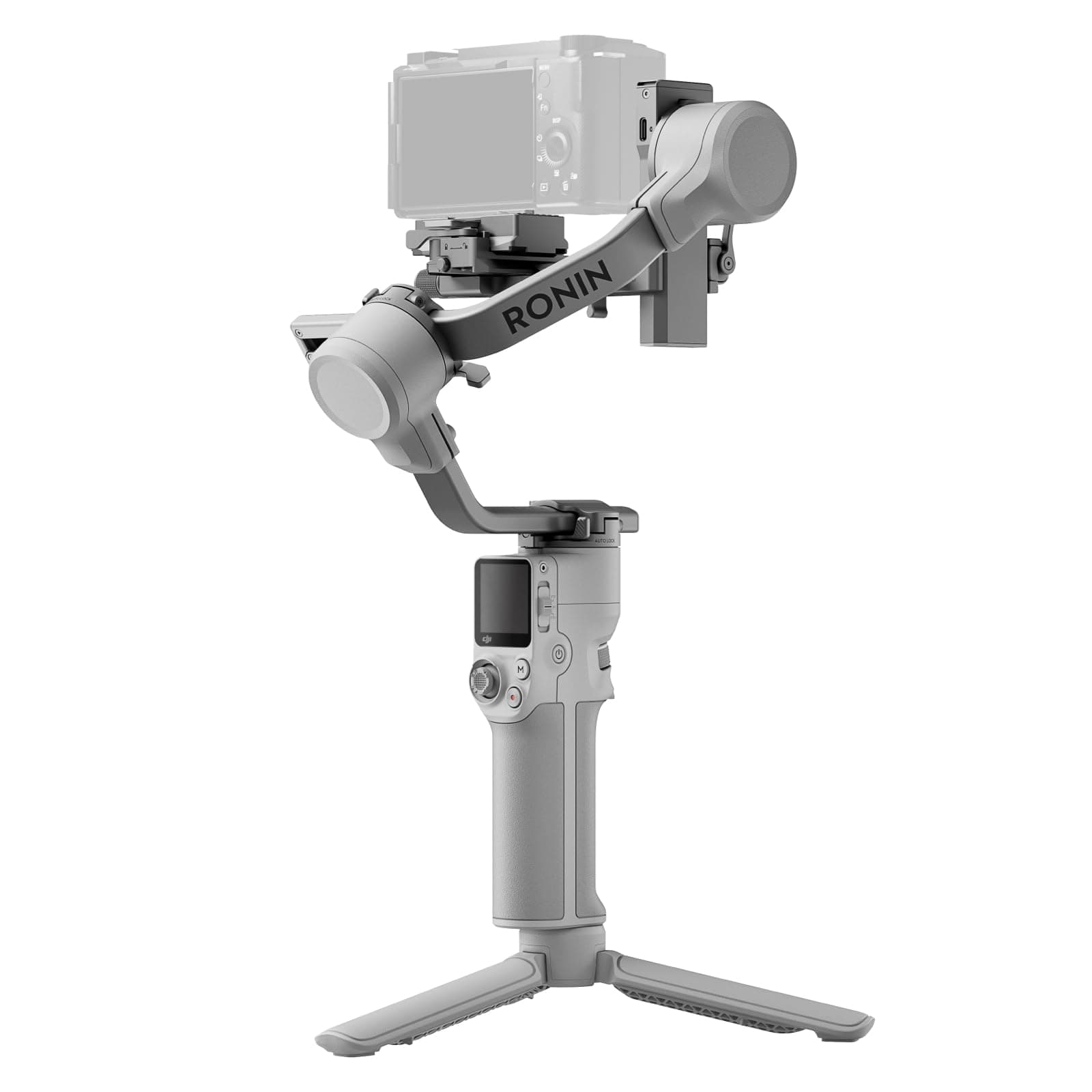 DJI RS 4 Mini, stabilizzatore per fotocamera Canon/Sony/Panasonic/Nikon/Fujifilm, blocchi automatici degli assi, 2 kg di carico, stabilizzatore per fotocamera, riprese verticali native