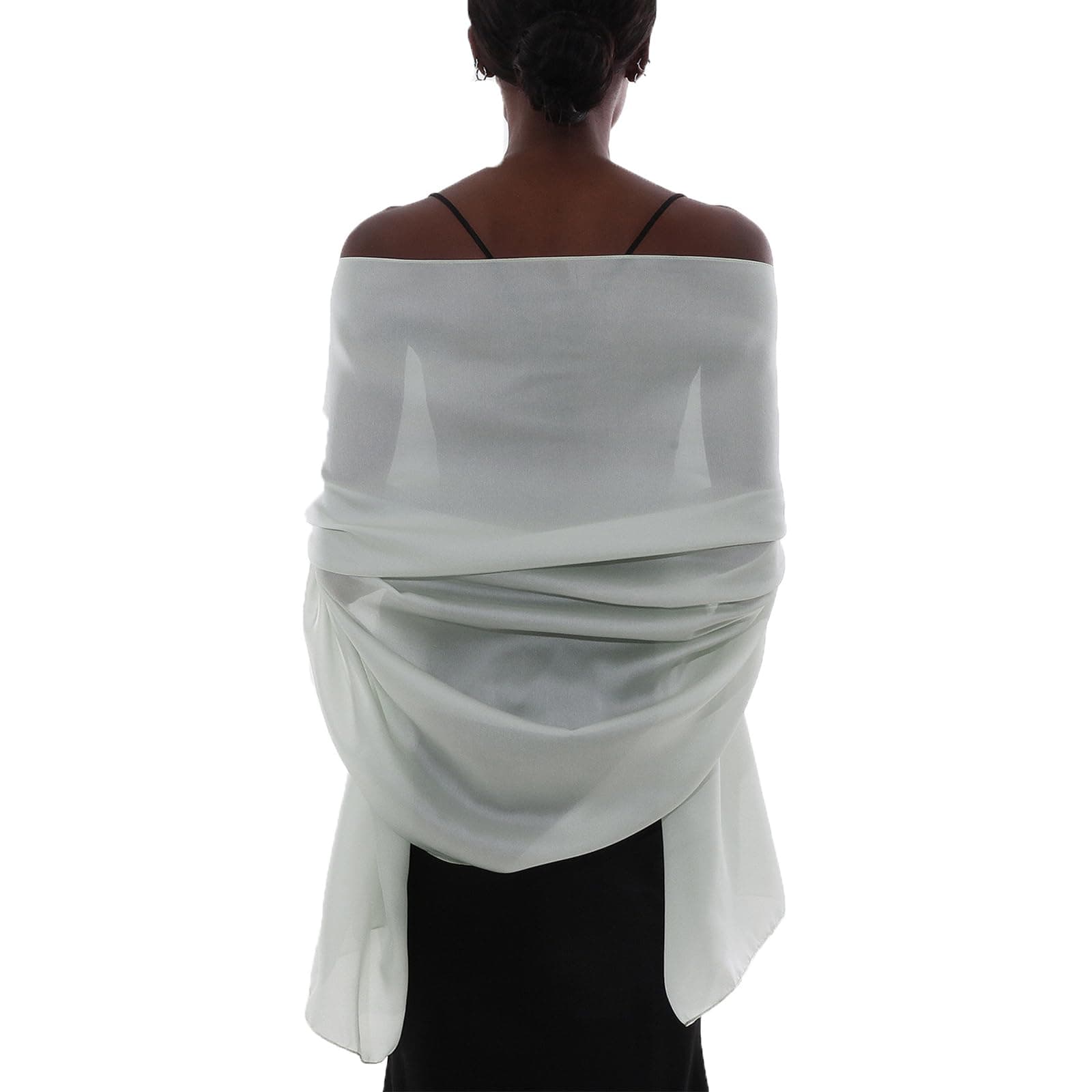 Sciarpa Donna Leggera Scialle Sciarpe Elegante Cerimonia Foulard Pashmina Scilla Stole Primavera Estate