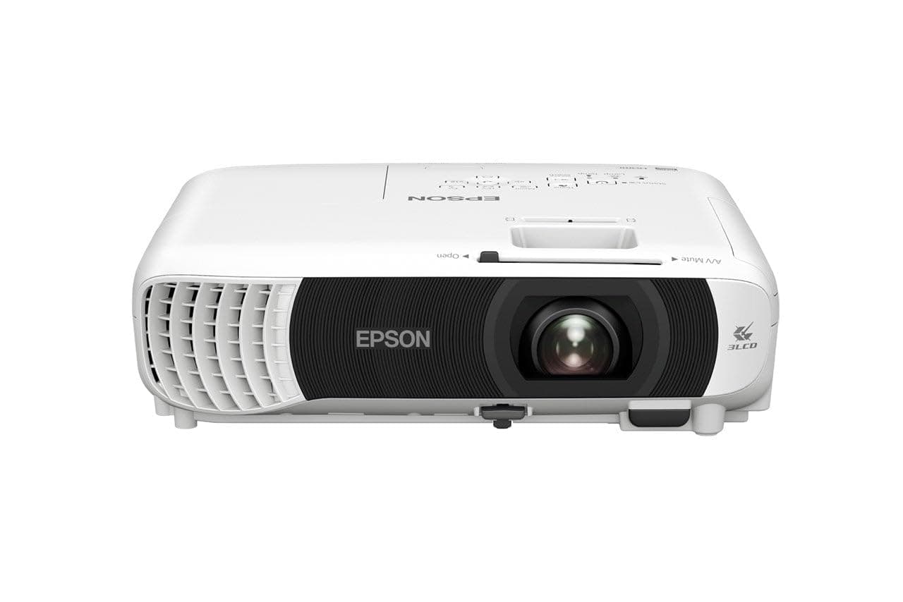 Epson EB-W55 | Proyector WXGA económico | 3LCD | 4000 lúmenes | Pantallas de hasta 320″ | Wi-Fi | Pantalla dividida | 2 puertos HDMI | Fácil configuración | Uso doméstico y de oficina | Blanco