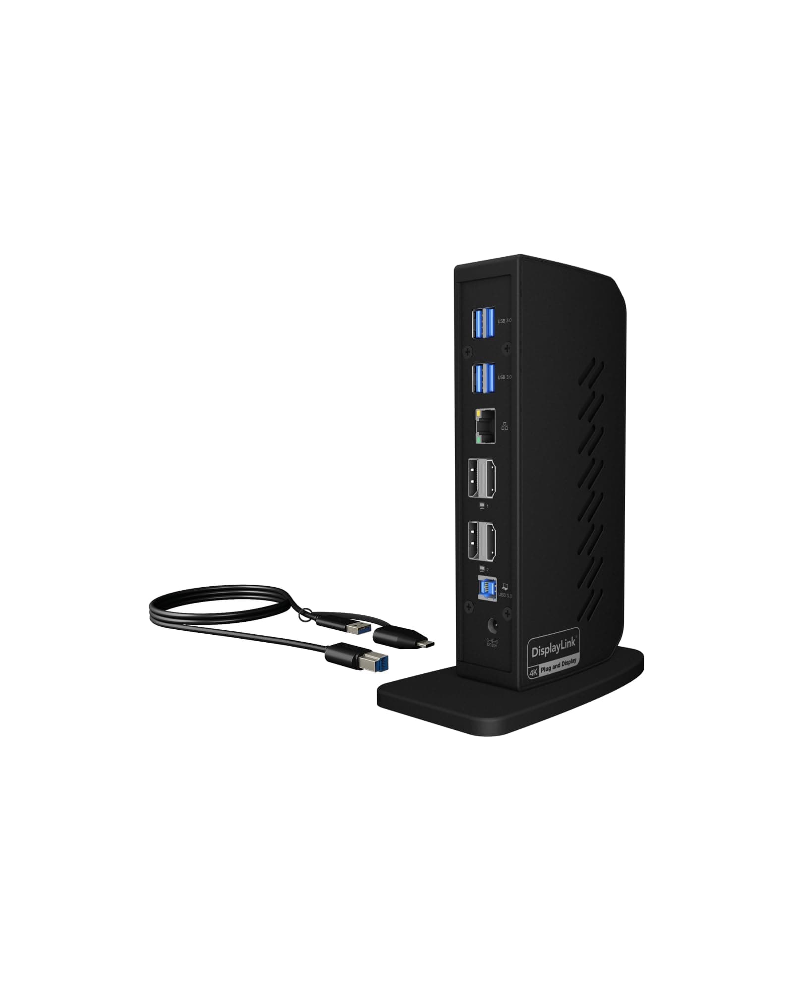 Icy Box IB-Dk2252ac Kabelgebunden Usb 3.2 Gen 1 (3.1 Gen 1) TypE-C Schwarz (iB-Dk2252ac)