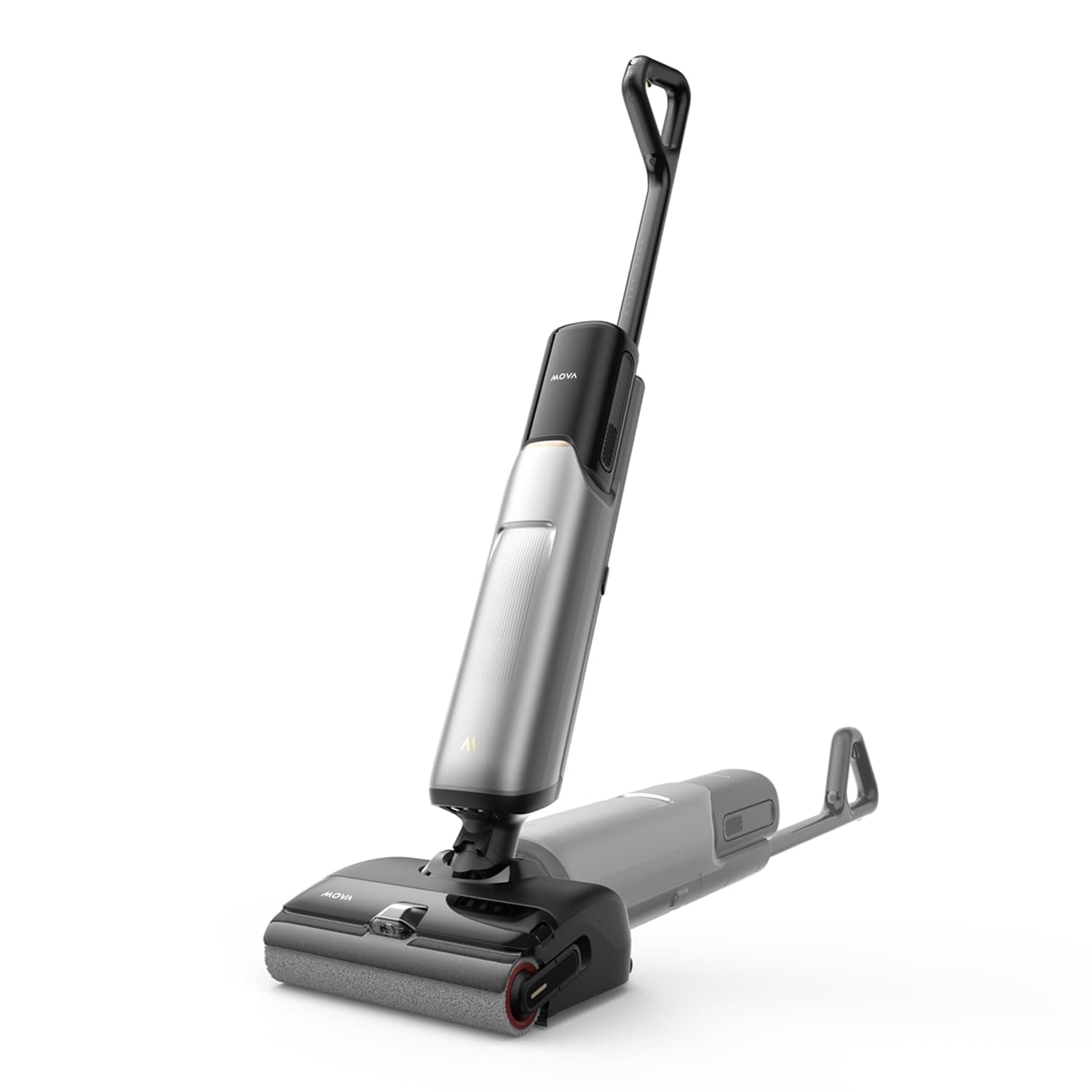 MOVA X4 Pro Nass-Trockensauger, Heißwasserwischen, 100 °C Selbstreinigung | Heißwasserwischen, Anti-Verwicklung, 20.000 Pa Saugkraft, 180°liegend, Push Station, LED-Bürste