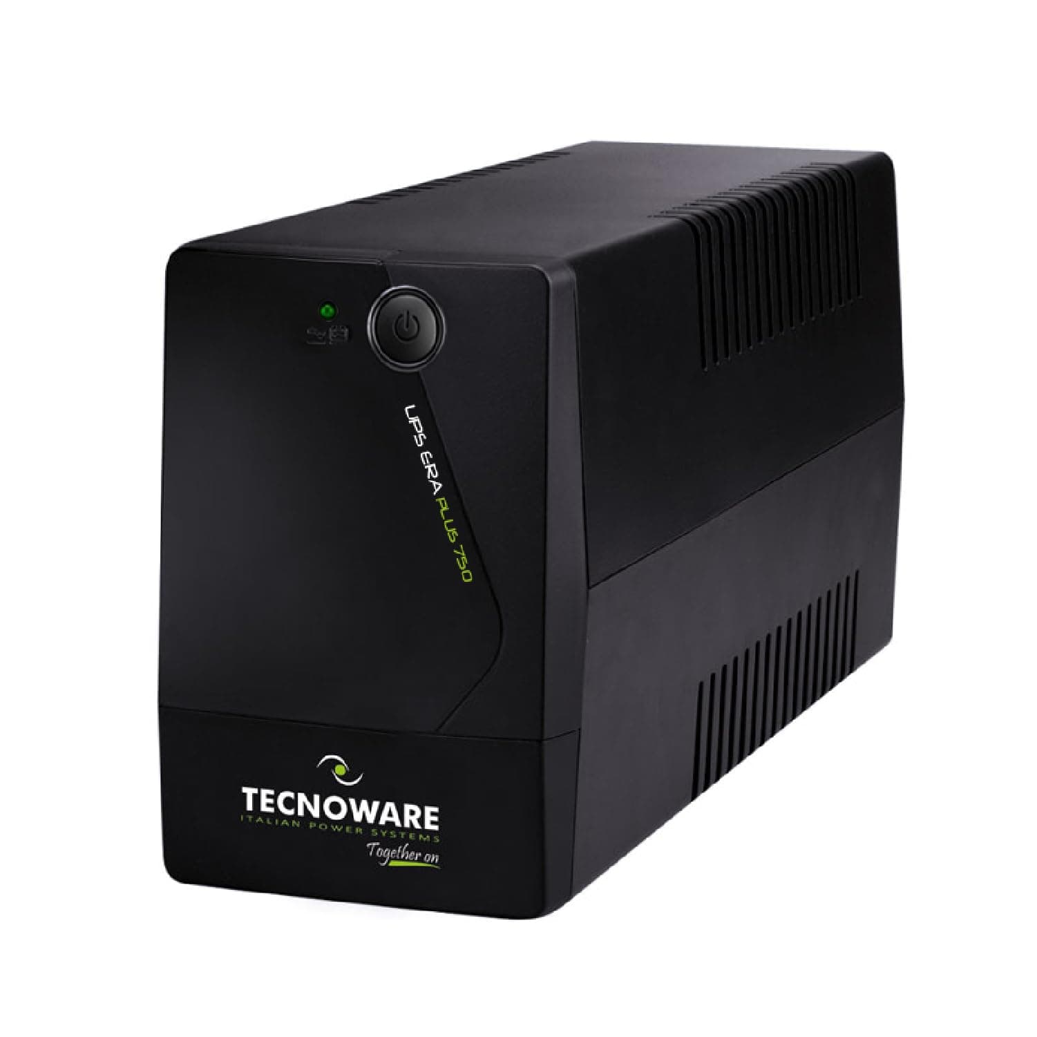 Tecnoware Power Systems UPS 750VA per PC/Modem, NO Gaming/Console, Gruppo di Continuità ERA PLUS, 2 Schuko, Protezione Blackout e Sbalzi per PC, Modem, Videosorveglianza, Punto Cassa, NAS, POS