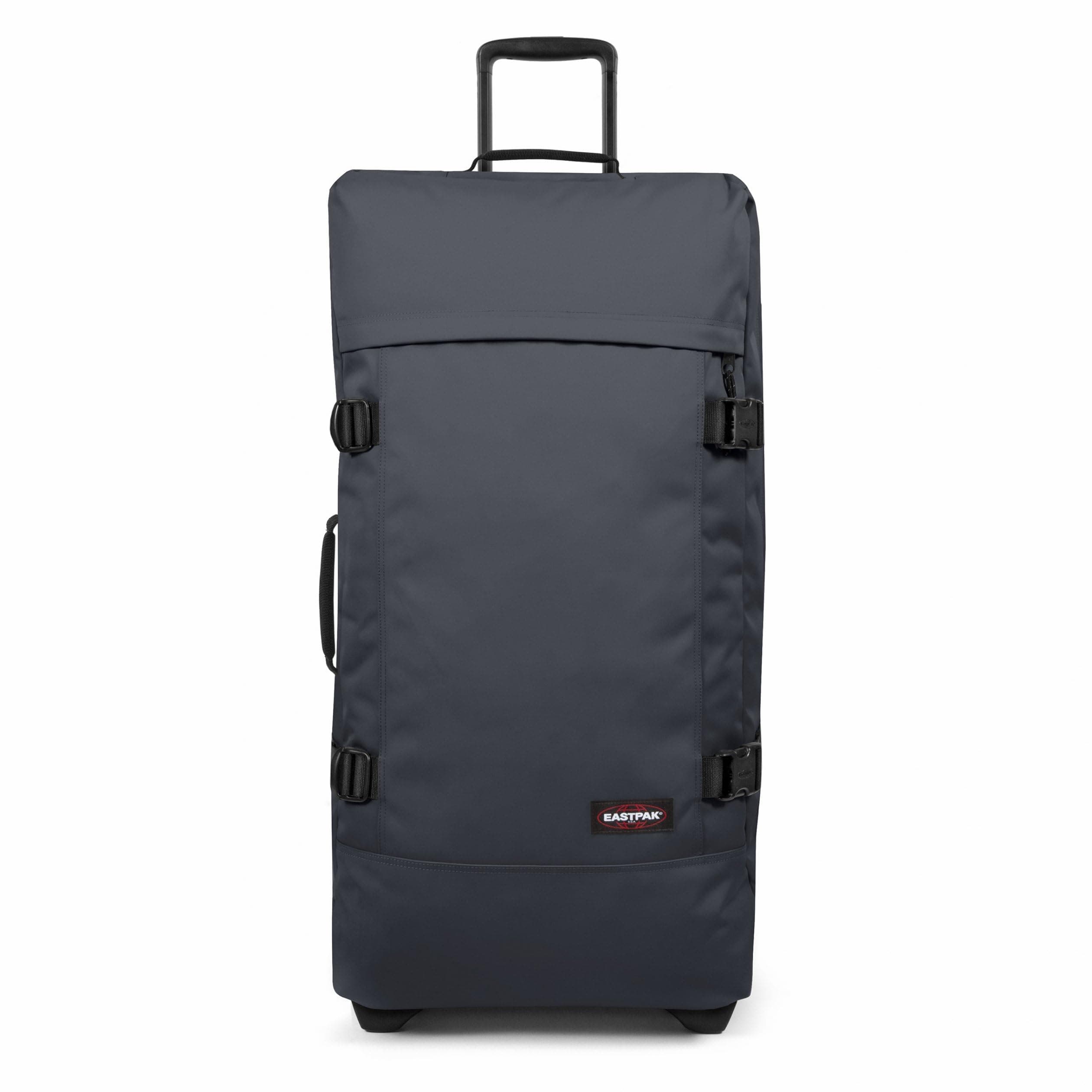Eastpak Tranverz L Valise Grand Format 121L (79 x 40 x 33 cm), grande valise de voyage à roulettes, bagage résistant avec double compartiment, poignée télescopique & serrure TSA - BLUE DOWNTOWN