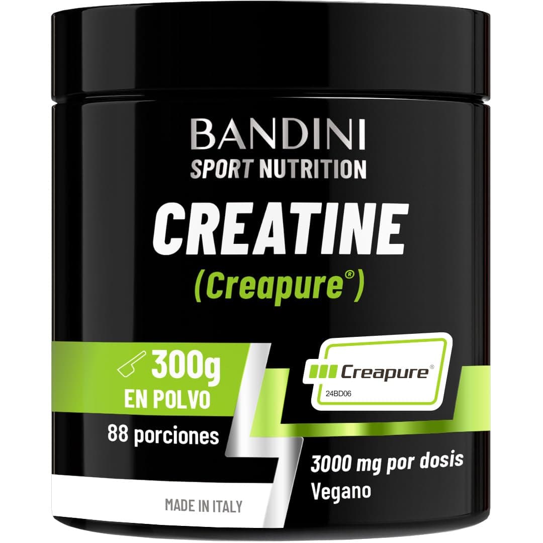 Bandini® Creatina Monohidratada en Polvo - Calidad de Marca CREAPURE® | Puro Monohidrato de Creatine 100% vegana - Para el Pre Entreno, Aumentar Masa Muscular, ATP y recuperación
