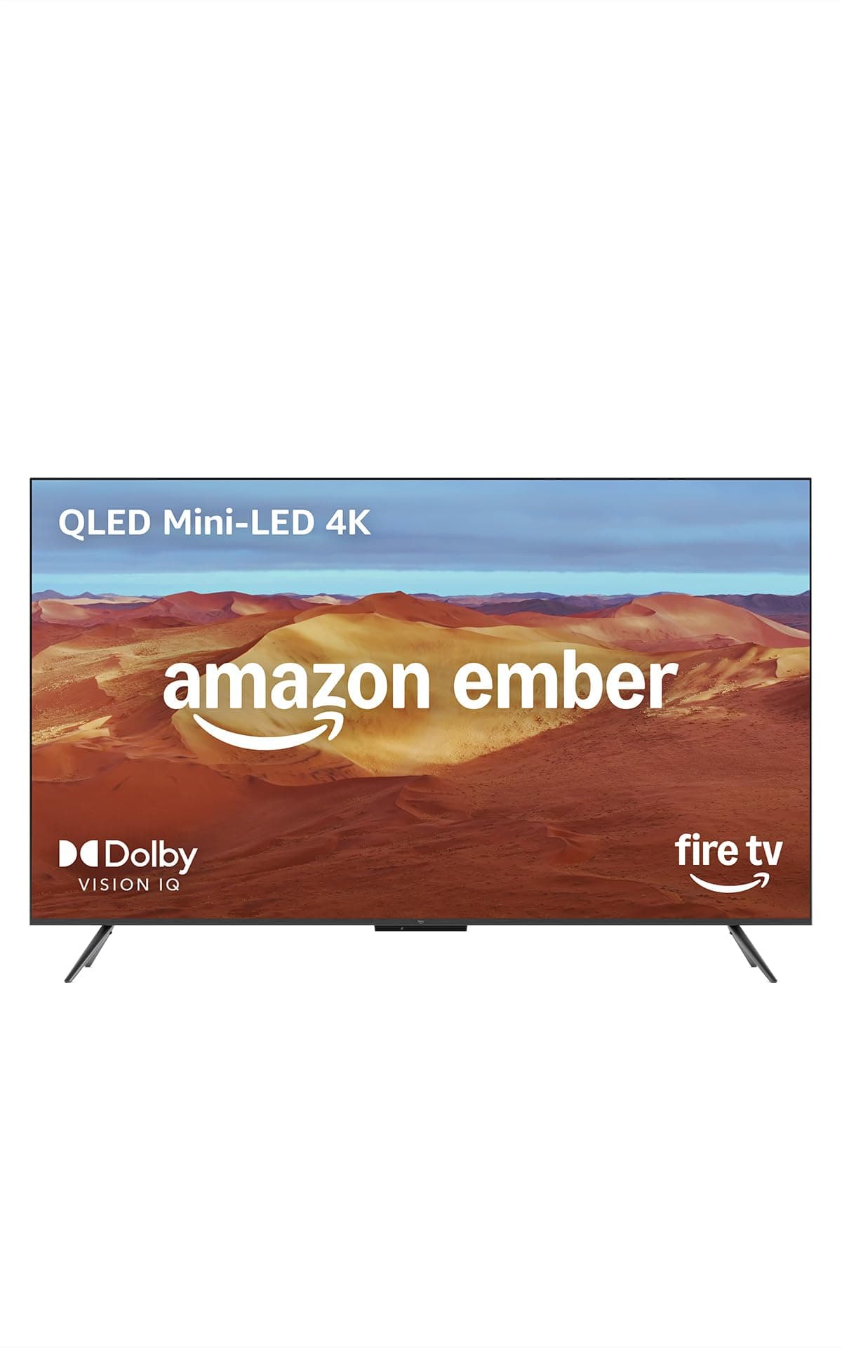 Amazon Ember Mini-LED-Serie, QLED-Smart-TV mit 75 Zoll (190 cm), 4K UHD, Dolby Vision IQ, Ambient-TV, 144-Hz-Spielmodus, Local Dimming und Sprachsteuerung mit Alexa