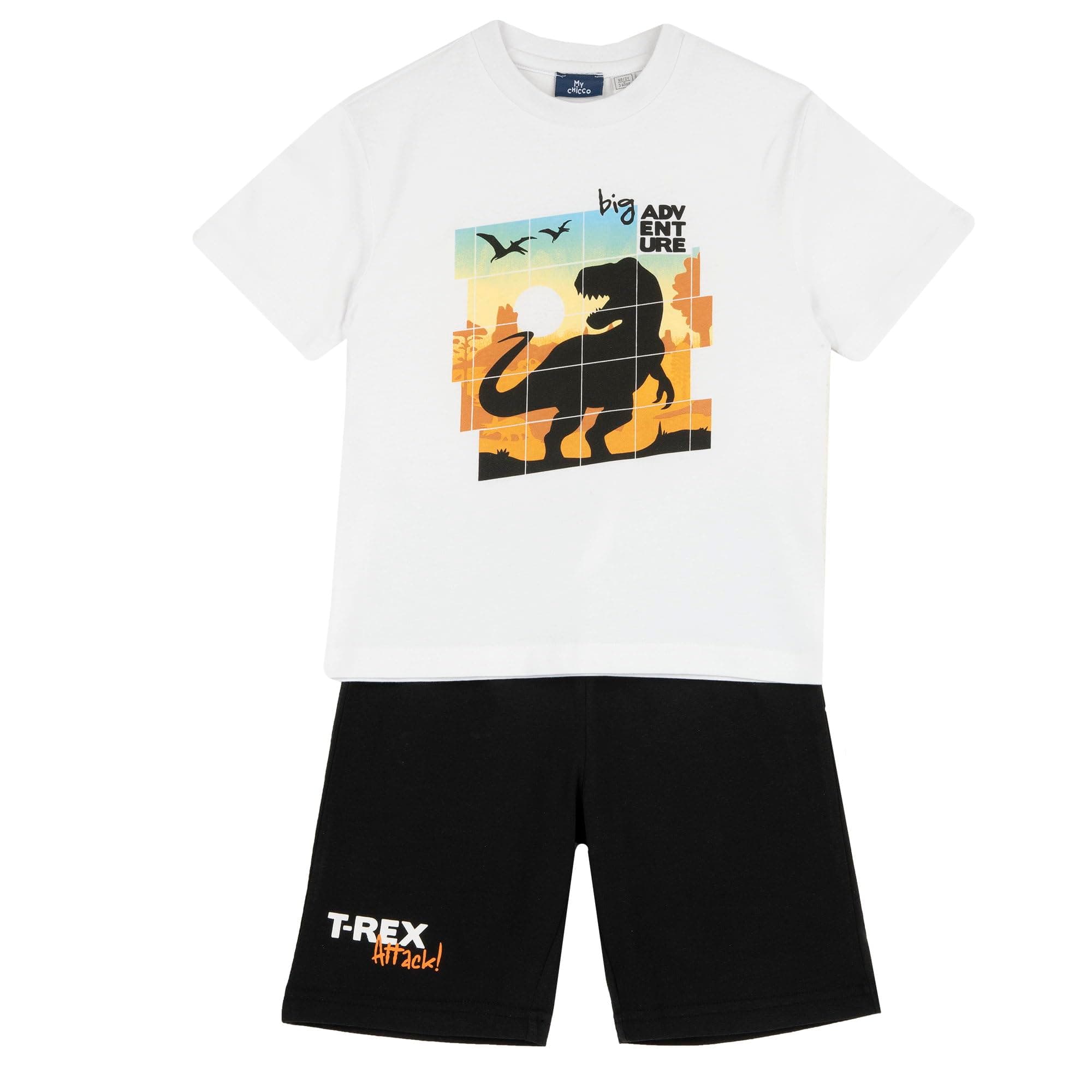 Chicco, Completo Bambino con T-Shirt e Pantaloncini, in Morbido Tessuto, Abbigliamento Bambino, Designed in Italy