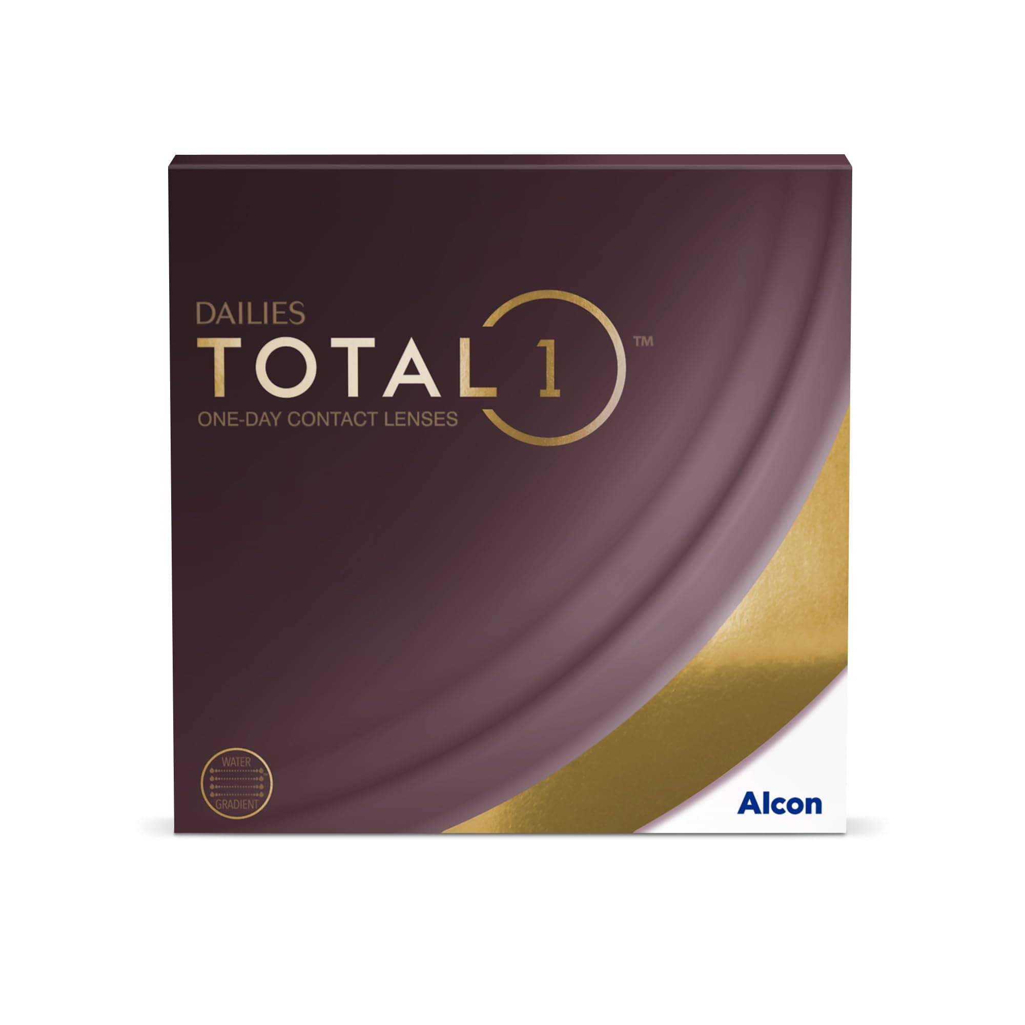 Dailies Total 1 Lenti a Contato Giornaliere, 90 Lenti, BC 8.5 mm, DIA 14.1 mm, -3.50 Diopt