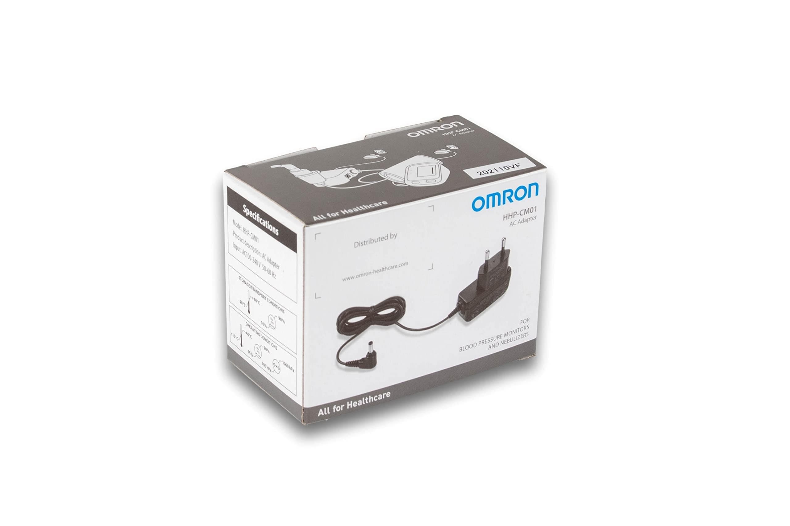OMRON Adaptador universal de corriente con enchufe de 2 clavijas estándar europeo, adaptador de red cargador compatible con dispositivos OMRON