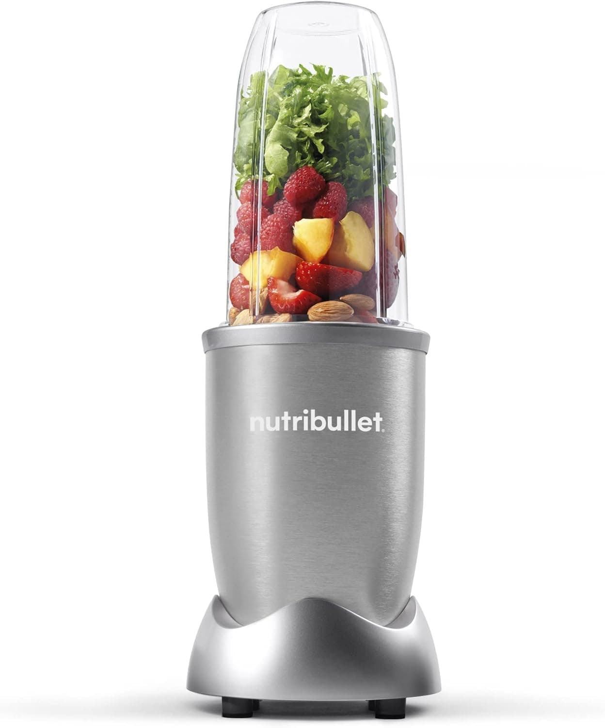 nutribullet Pro 900 Watt, Blender Électrique, Hachoir, tasse de 700ml, Argent, NB904S