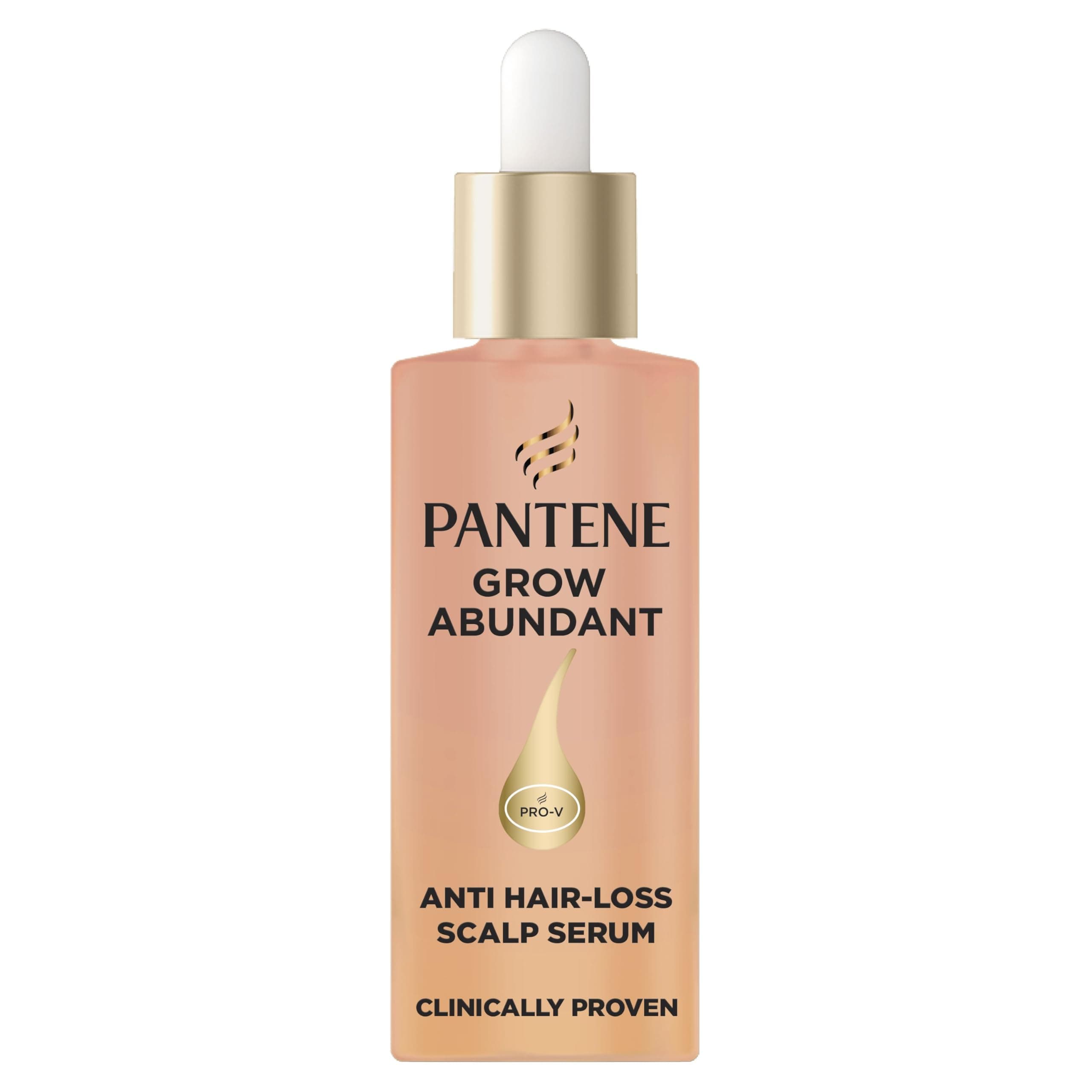 Pantene Grow Abundant Siero Anti-Caduta 60ml Riduce la Caduta di Capelli Rafforzando l'Ancoraggio alla Radice, Capelli Più Spessi, Lunghi e Folti in 8 Settimane, 3000mg Pro-V B5 Complex + Niacinamide