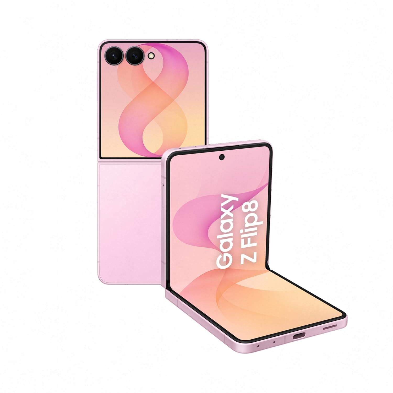Samsung Galaxy Z Flip8 AI Smartphone, 256 GB Speicher, 12 GB RAM, Pink | Android Handy, 50 MP Kamera, Freihand-Selfies, 4300 mAh Akku, Now Brief, Foto-Assistent, personalisierbares Frontdisplay
