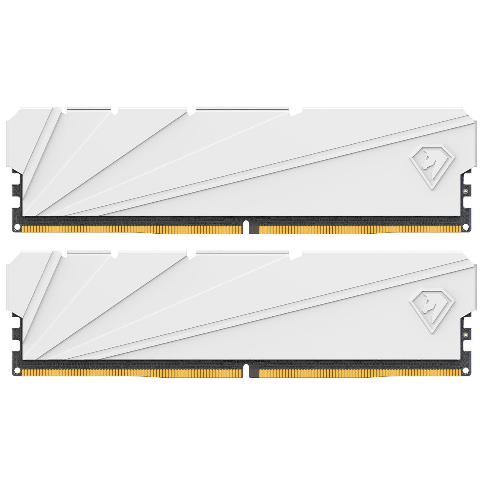 Netac Kit Station de Travail pour Ordinateur de Bureau 32 Go (2 x 16 Go) DDR4 3200 MHz C16 XMP 2.0 High Performance Blanc