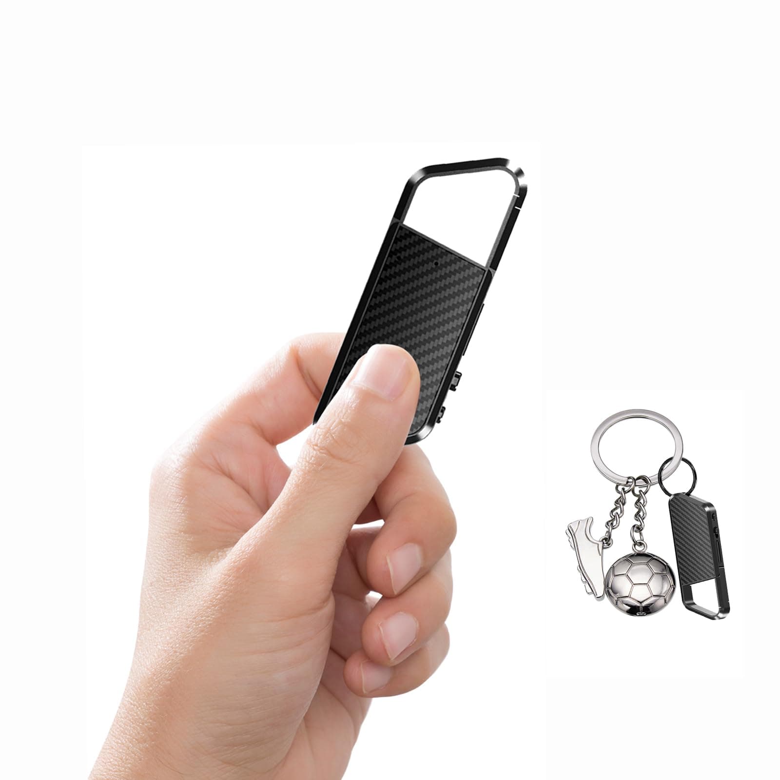 NekSide Registratore vocale con riconoscimento vocale, registratore mobile con DSP5.0, dotato di OTG, lunga registrazione, registrazione vocale per riunioni, interviste, lezioni - 48G