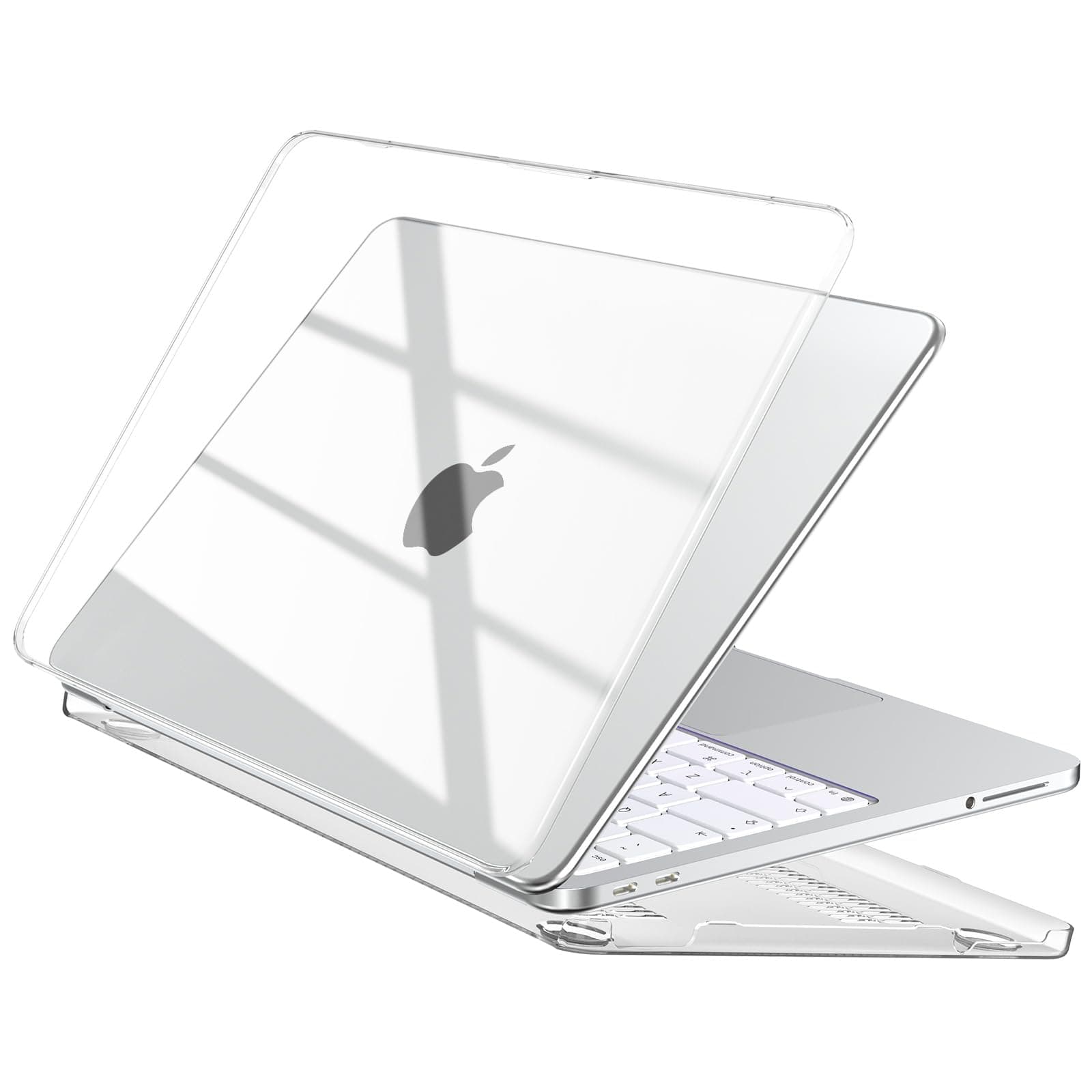EooCoo Compatibile con Cover 2026 Apple MacBook Neo da 13 Pollici, Mac Laptop A3404 con Chip A18 Pro e Display Liquid Retina da 13", Plastica a Custodia, Superficie Liscia - Cristallo Trasparente