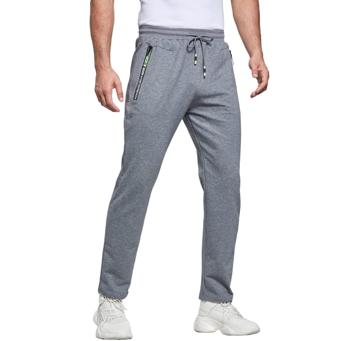 ZOXOZ Pantalones Deportivos Pantalones Hombre Casual Pantalones de Chándal Algodón Cintura Elástica