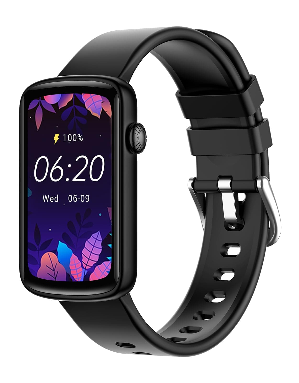 SHANG WING Reloj Inteligente para Mujer con Oxímetro, IP68 Impermeable, DIY Esfera, Monitor Sueño, Podómetro, Pulsómetro, Smartwatch para Android iOS (Negro)