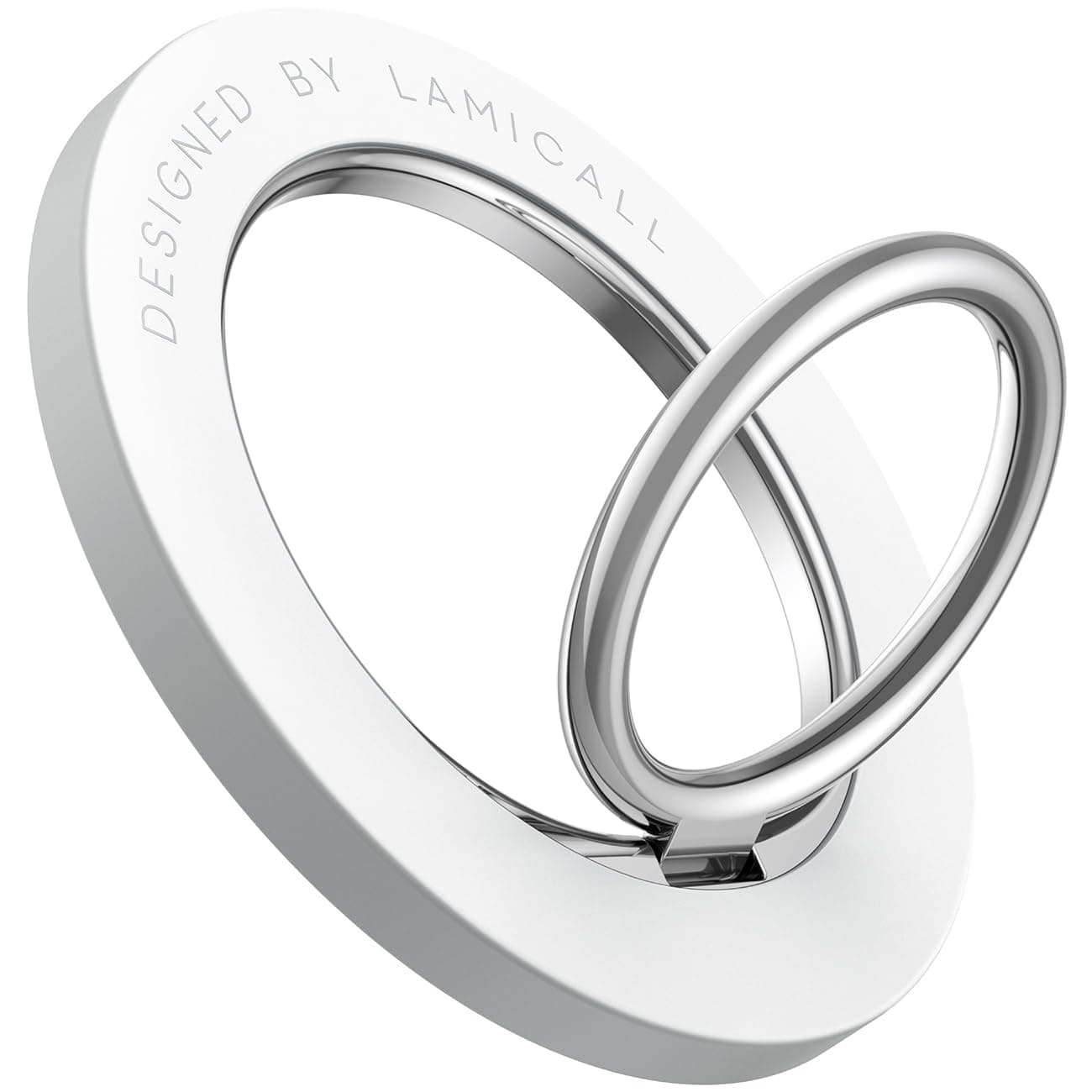 Handy Ring Halterung Magnetisch für MagSafe - Lamicall 360° Drehung Handy Griff Halter Fingerhalter für iPhone 16/15/14 Pro Max Plus, 13/12 Pro Max Mini, Smartphone mit Metallring, Zubehör für MagSafe