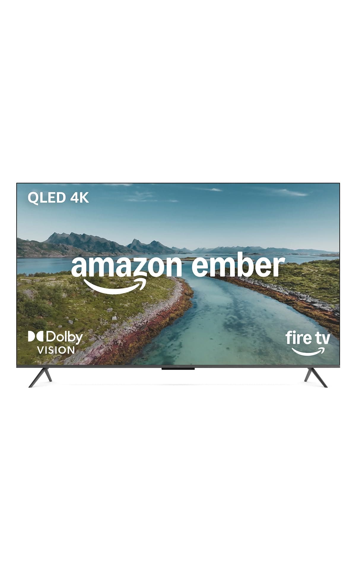 Amazon Ember QLED-Serie mit Fire TV (neueste Generation), 50-Zoll Smart TV in 4K Ultra HD, HDR10+, Dolby Vision, Dolby Audio, Quad-Core-Prozessor, Sprachsteuerung mit Alexa