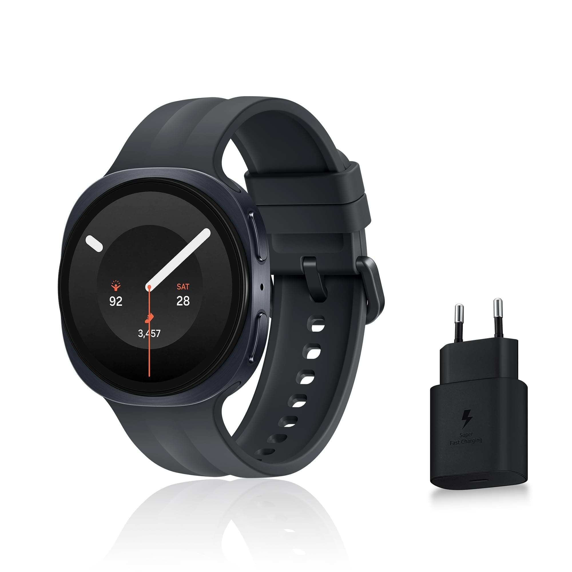 Samsung Galaxy Watch9, Montre Connectée avec IA, Bluetooth, 40 mm, Graphite | Processeur Snapdragon Wear Elite, Batterie 390 mAh, Coach Sommeil, Running et Fitness, Suivi de l'Activité Cardiaque, Gemini