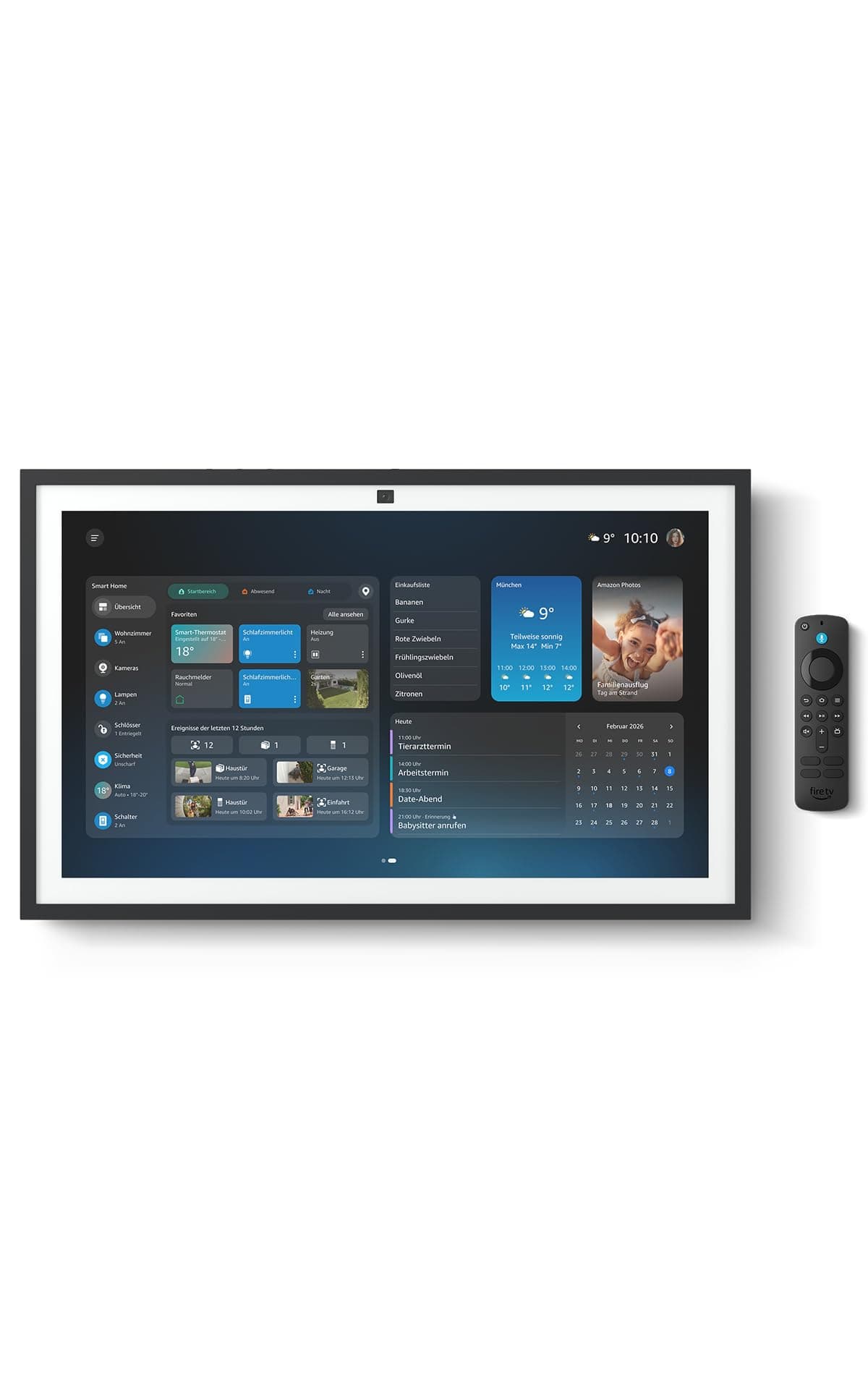 Amazon Echo Show 21 (neueste generation) | Beeindruckendes 21-Zoll-Smart-Display mit integriertem Fire TV, kraftvollem Klang, immersivem HD-Streaming, mit Alexa+ Early Access