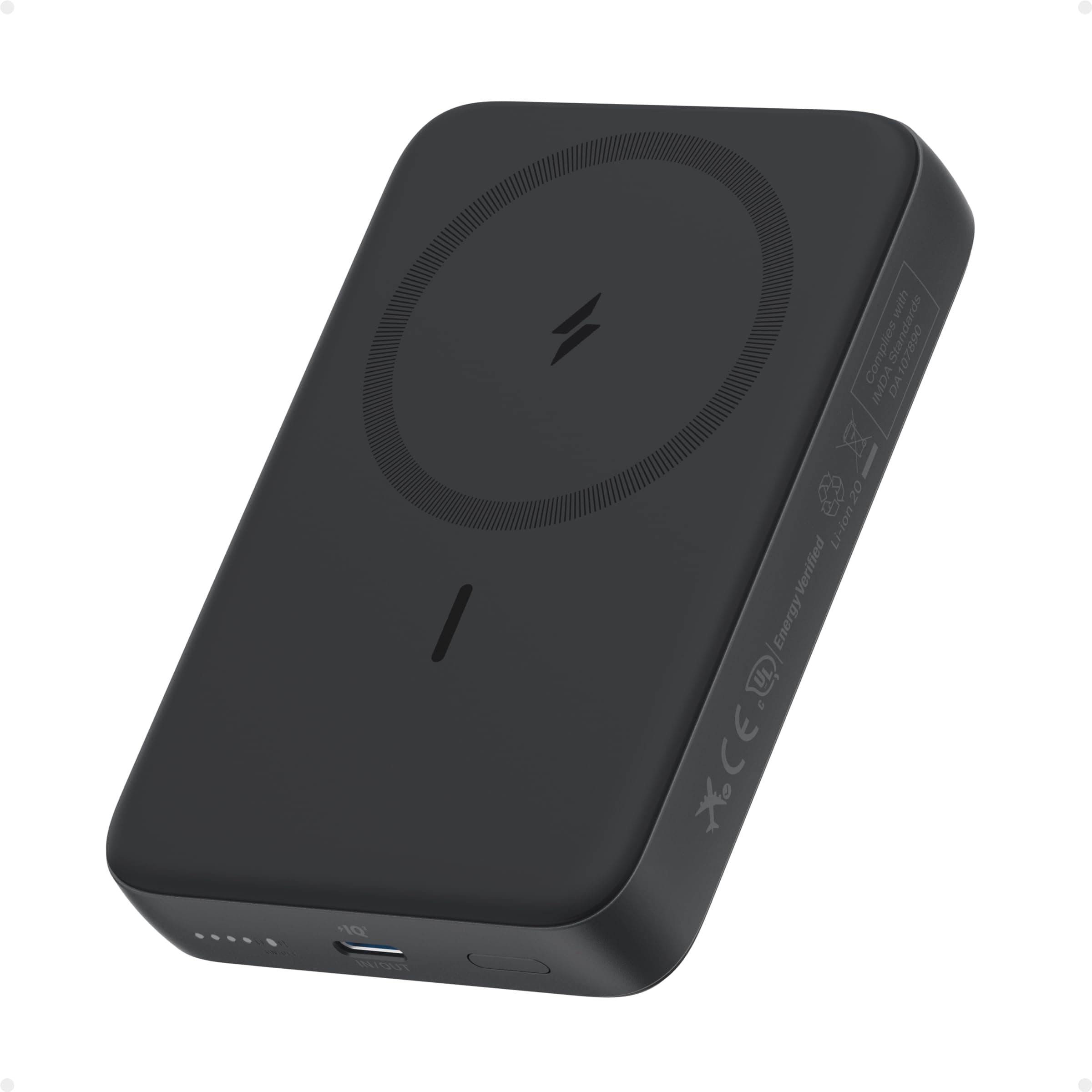 Anker Zolo magnetische Powerbank, kompaktes 10.000mAh Ladegerät mit 30W Max. Schnellladen, kabellos und portabel, hautfreundlicher und robuster Akku, für iPhone 17/16/15 Serie, AirPods und mehr