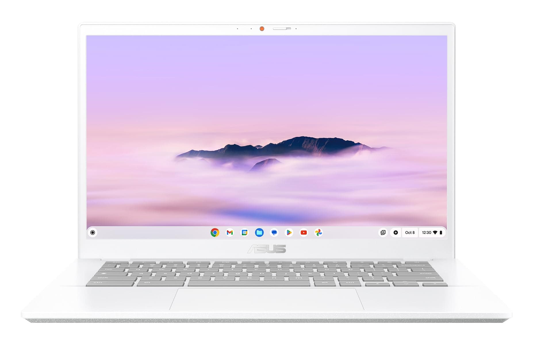 ASUS Chromebook Plus CX3402CVA – Laptop 14" FHD (Intel Core 3, 8GB RAM, 128GB UFS, ChromeOS) White, QWERTY + 12 Months Google AI Pro with Gemini Pro and 5TB Storage