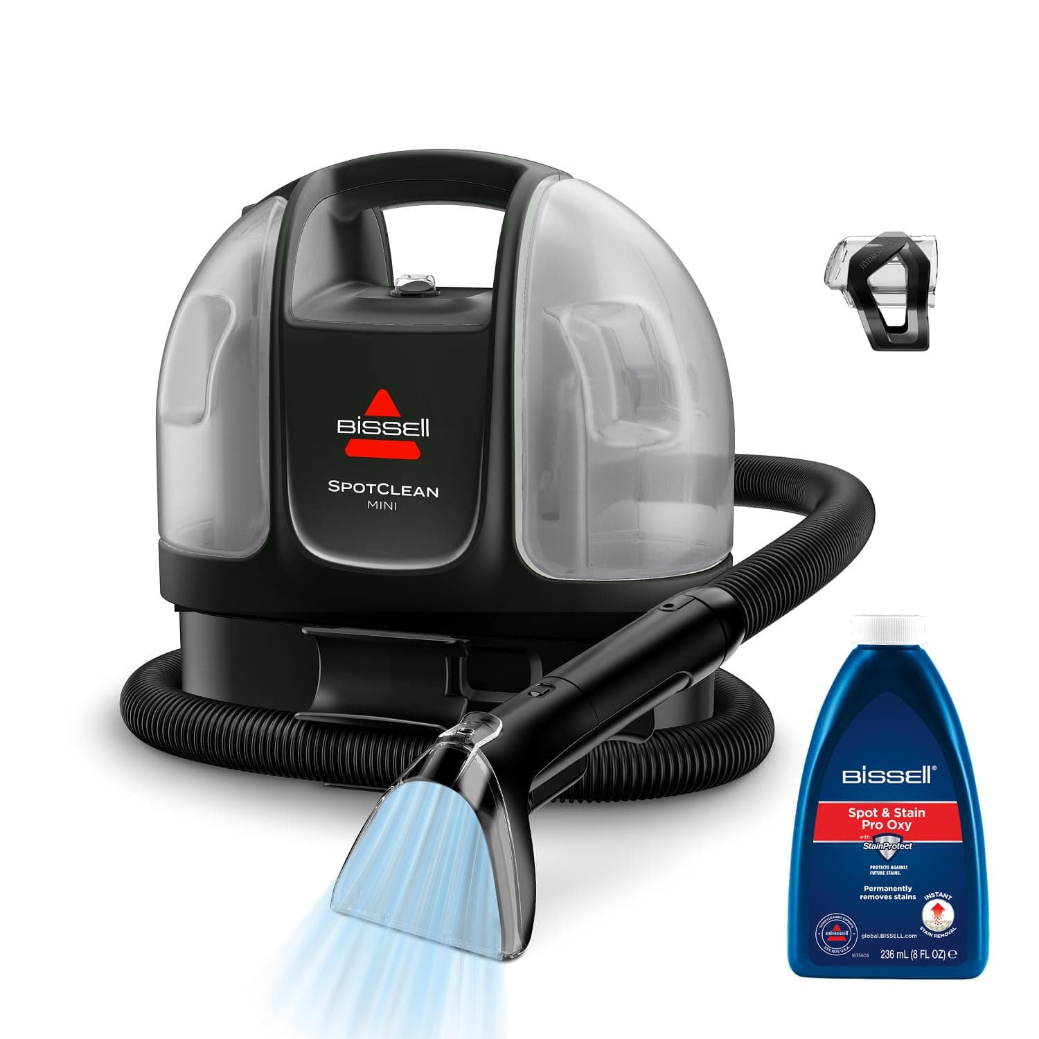 BISSELL SpotClean Mini Shampouineuse Filaire 41491 | Nettoyeur tapis portable, idéal pour nettoyages rapides, compact et léger, pour voiture, bateau, canapé et plus