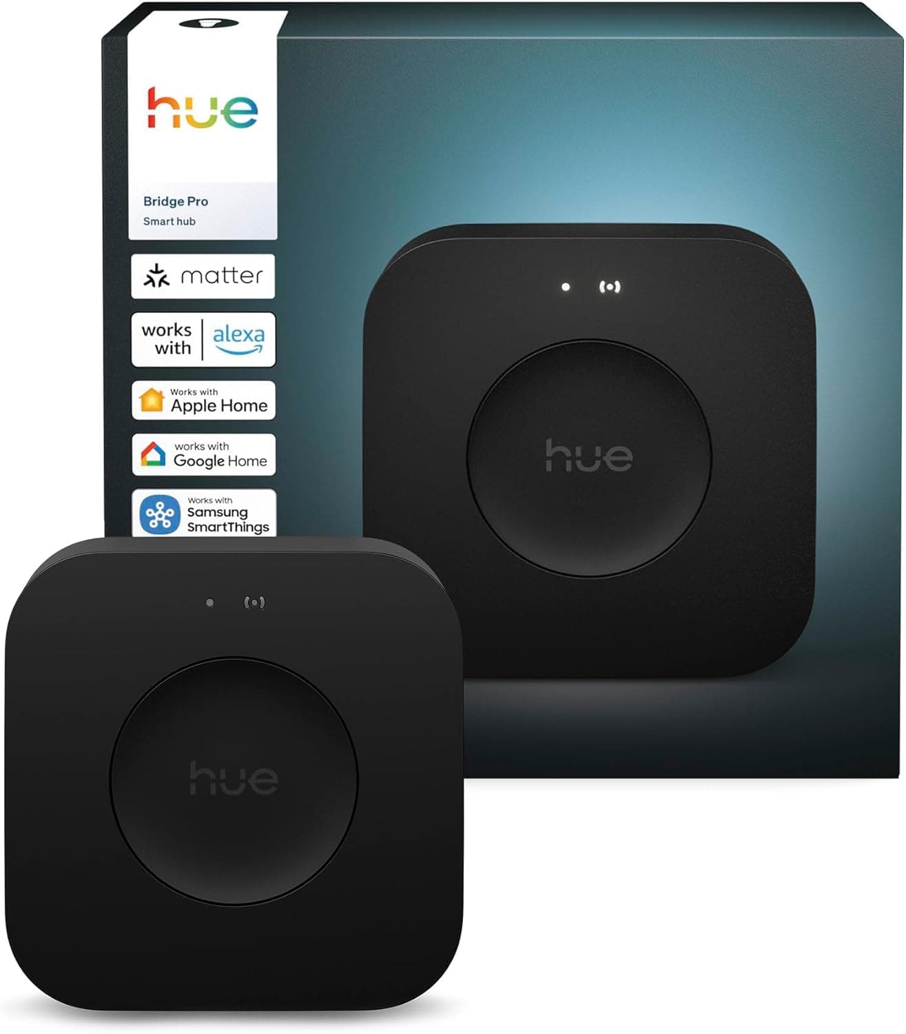 Philips Hue Bridge Pro, Smart Light Hub, Connection sans Fil, cryptage avancé, Prend en Charge 150+ éclairages, 50+ Accessoires, Compatible avec Apple Home, Amazon Alexa, Google Assistant