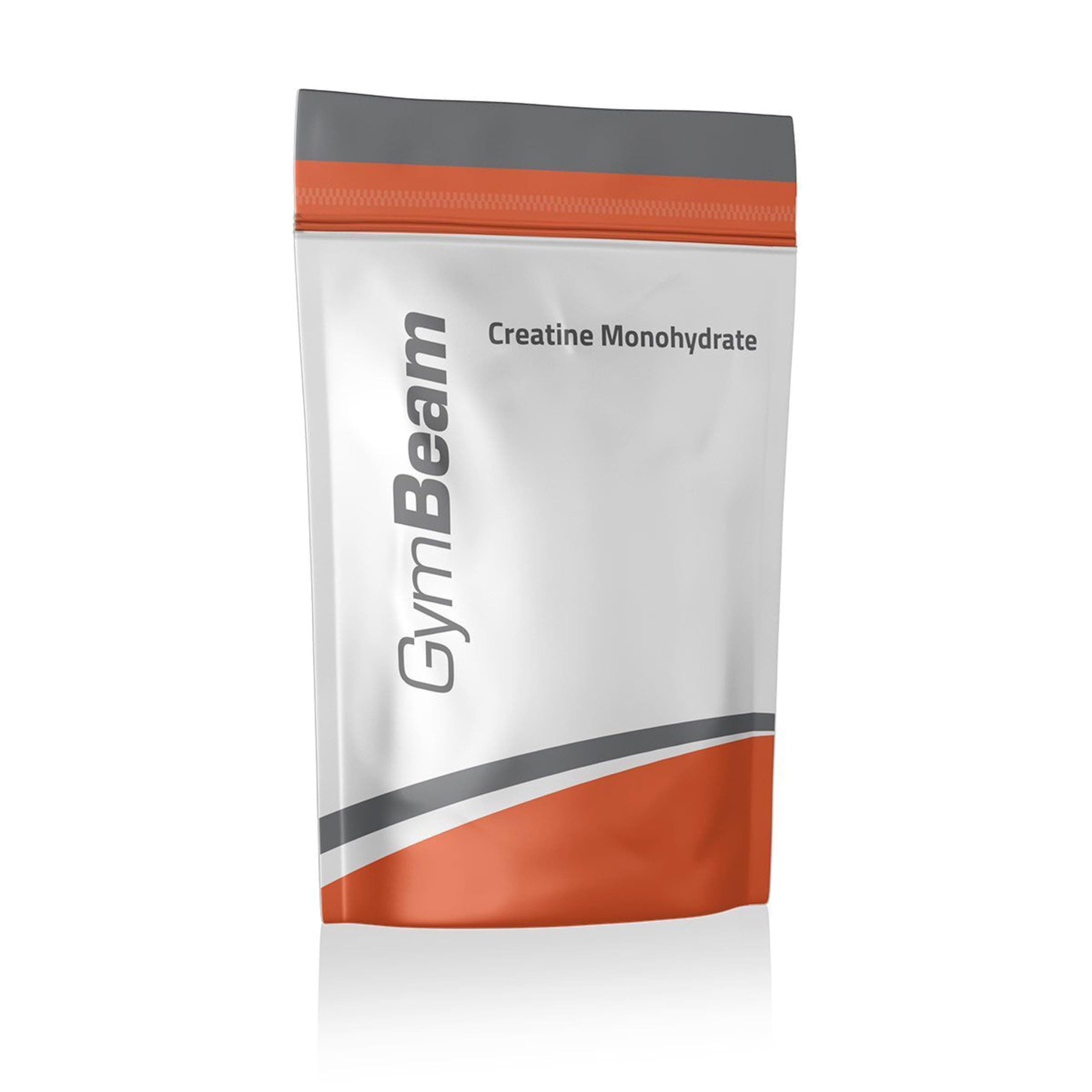 GymBeam Creatina Monoidrata 100%, Polvere Altamente Solubile, Migliora le Prestazioni in Allenamenti di Alta Intensità, Ideale per Atleti di Forza e Sport di Squadra (1000 g, Non aromatizzato)