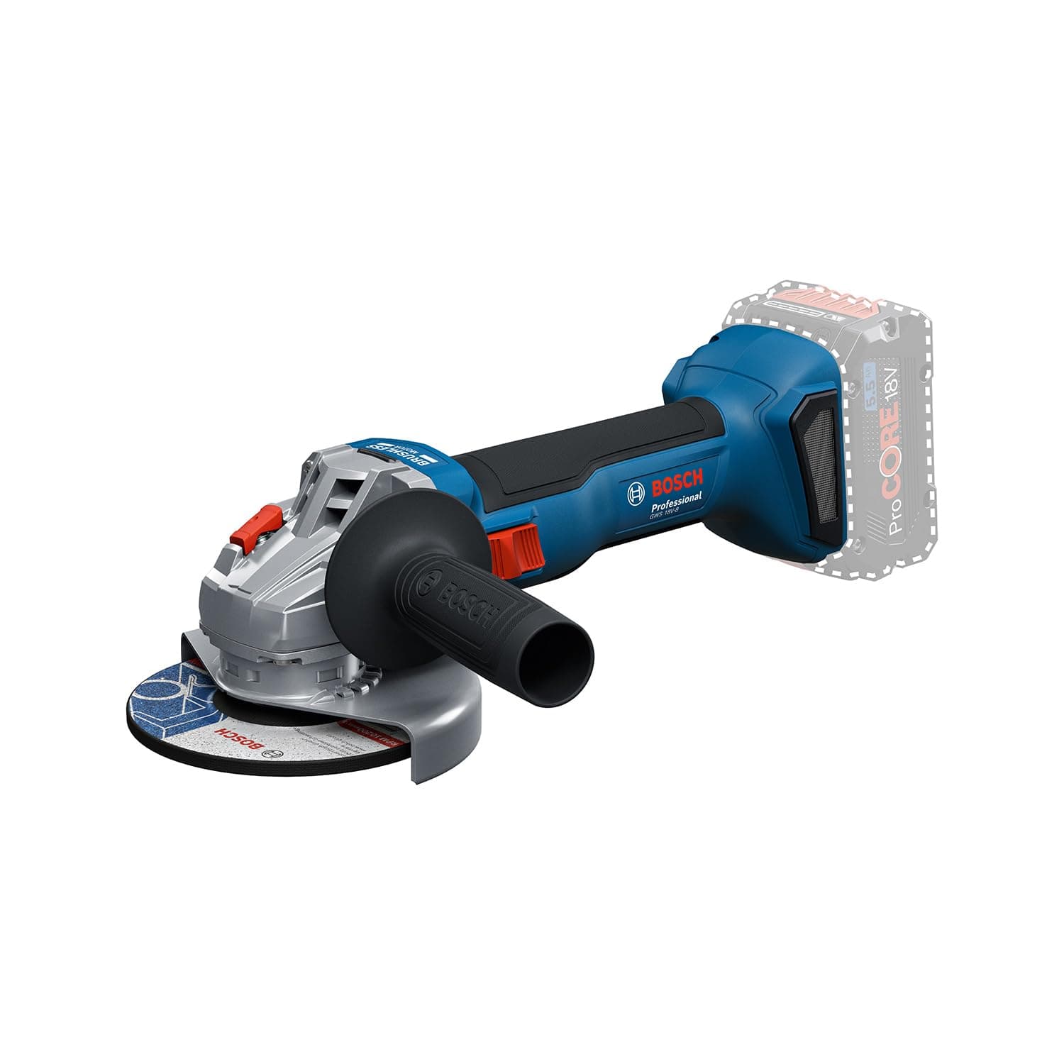 Bosch Professional 18V System meuleuse angulaire sans-fil GWS 18V-8 (diamètre de disque 115 mm)