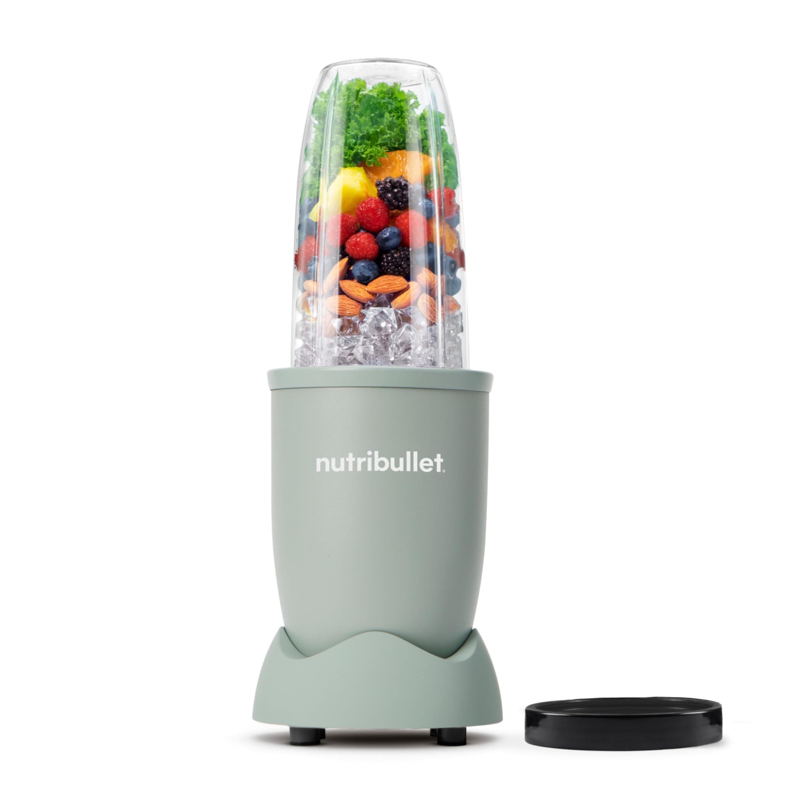 Nutribullet Pro 900 - Blender Personnel Multifonction, Smoothie, Fruits et Légumes, Compact, Facile à Utiliser et Nettoyer, Extraction Nutriments, 900W, Vert Olive Minéral (NB904MAJD)
