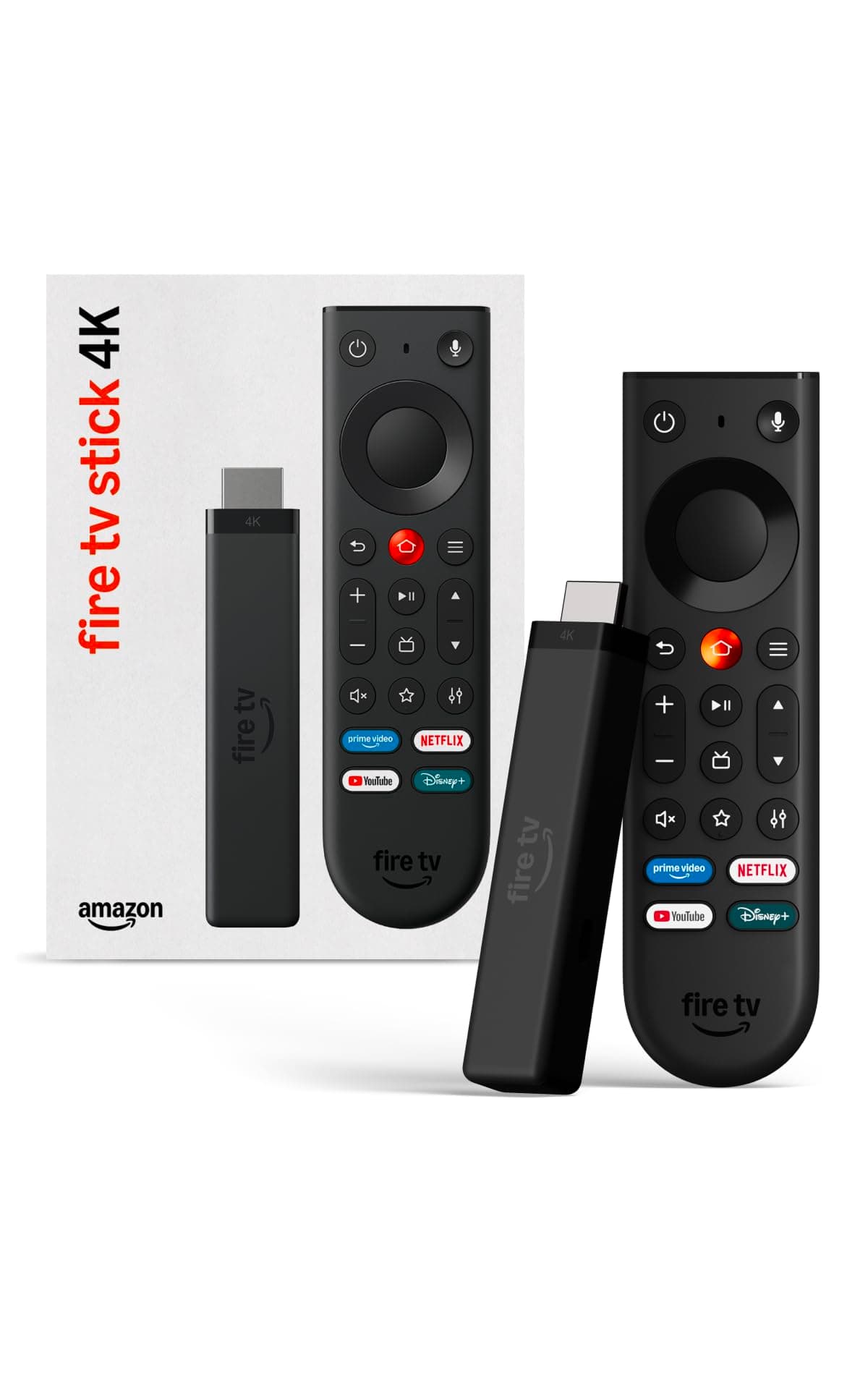 Amazon Fire TV Stick 4K (neueste Generation), einfaches 4K-Streaming, neue Fire TV-Fernbedienung, alle Apps an einem Ort, Free- und Live-TV, Sendungen schneller finden mit Alexa+