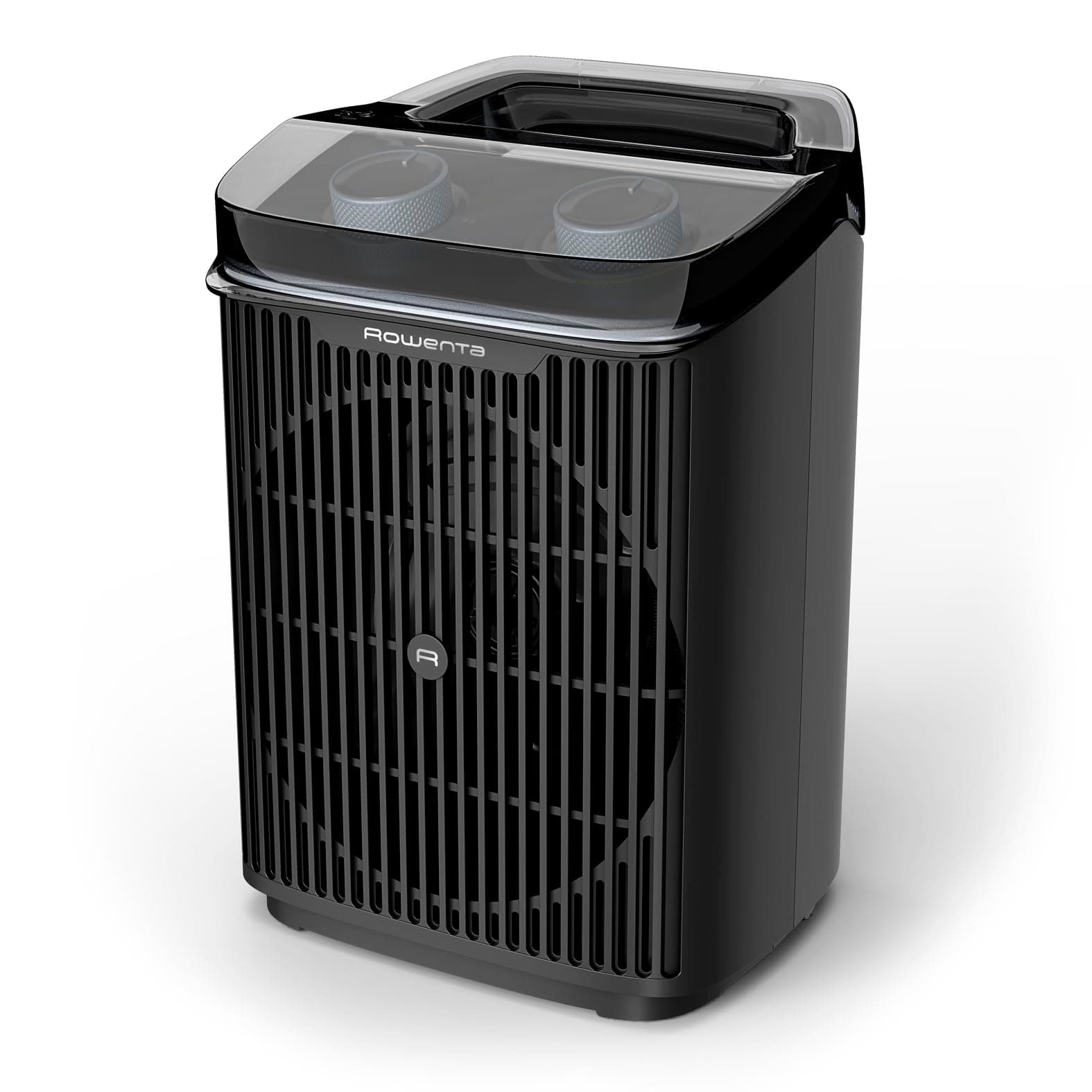 Rowenta Intense Comfort Aqua, Calefactor de baño seguro, silencioso SO6550 | Hasta 2400 W de potencia, Modo Eco, Fácil transporte, Tamaño compacto, Apagado automático, Color: Negro