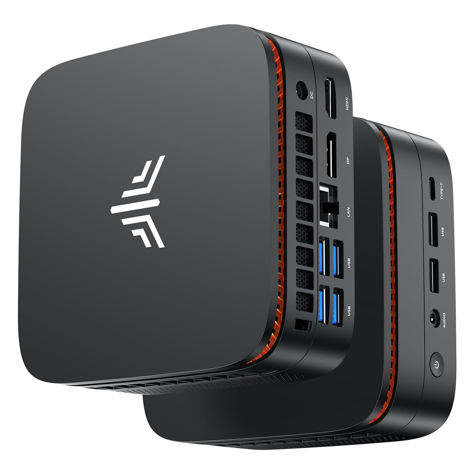 NiPoGi Pinova P1 Mini PC AMD Ryzen Embedded R2544(4C/8T, Max 3.7GHz,Migliore di R2514/4300U/3300U)8GB DDR4 2666MHz,256GB NVMe SSD(Max 4TB), 4K UHD Triplo Display (HDMI 2.0/DP 1.4/Type-C) WiFi 5 BT4.2