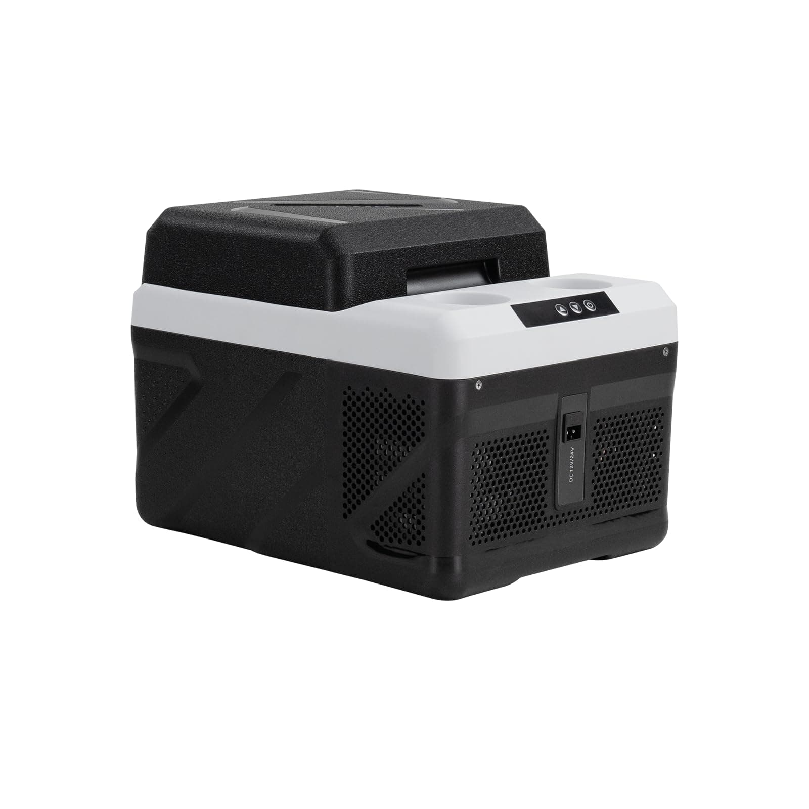 zcamp KM12 12L Nevera Portátil Eléctrica Refrigerador de Coche 12V 24V mini frigorífico CA 220v para Hogar, Camping, Viajes, Automóvil, 20ºC a 20ºC