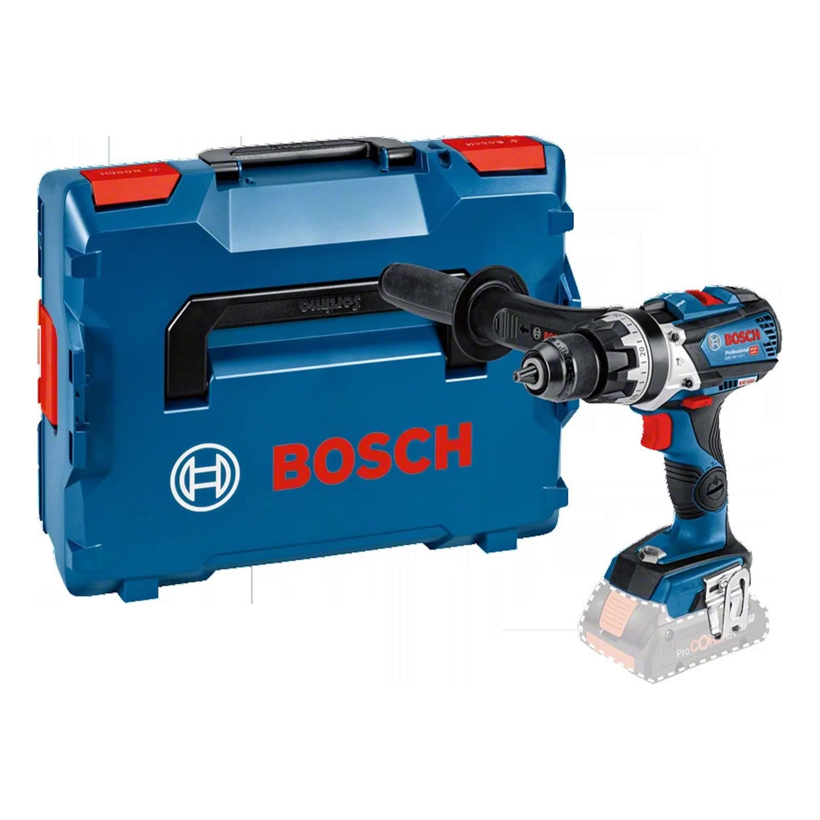 Bosch PRO Perceuses-visseuses à percussion sans fil GSB 18V-110 C | Perceuse-visseuse à percussion 18 V extrêmement puissante et robuste - avec moteur sans charbon et fonction percussion