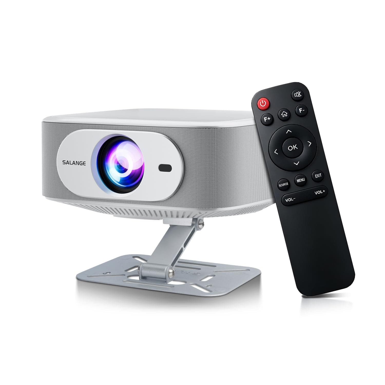 Salange Proyector, 1080P Nativo Compatible con 4K,Inteligente Android 14 Proyector con WiFi6 y Bluetooth 5.4 Enfoque Electrónico y Corrección Automática, Integrado en Youtube/PrimeVideo